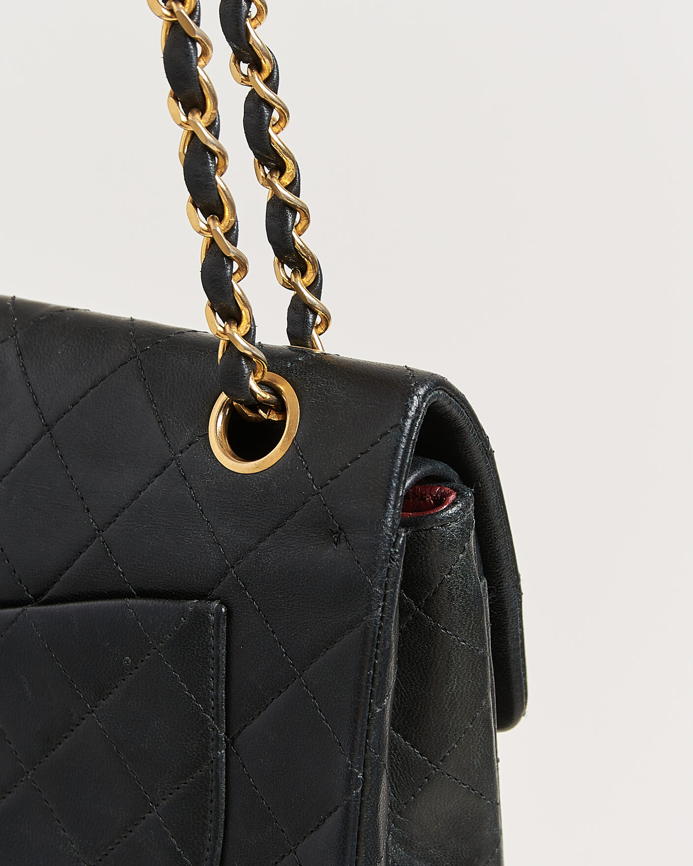 Men | Pre-Owned & Vintage Bags | Chanel Pre-Owned | Classic Small Double Flap Bag Black