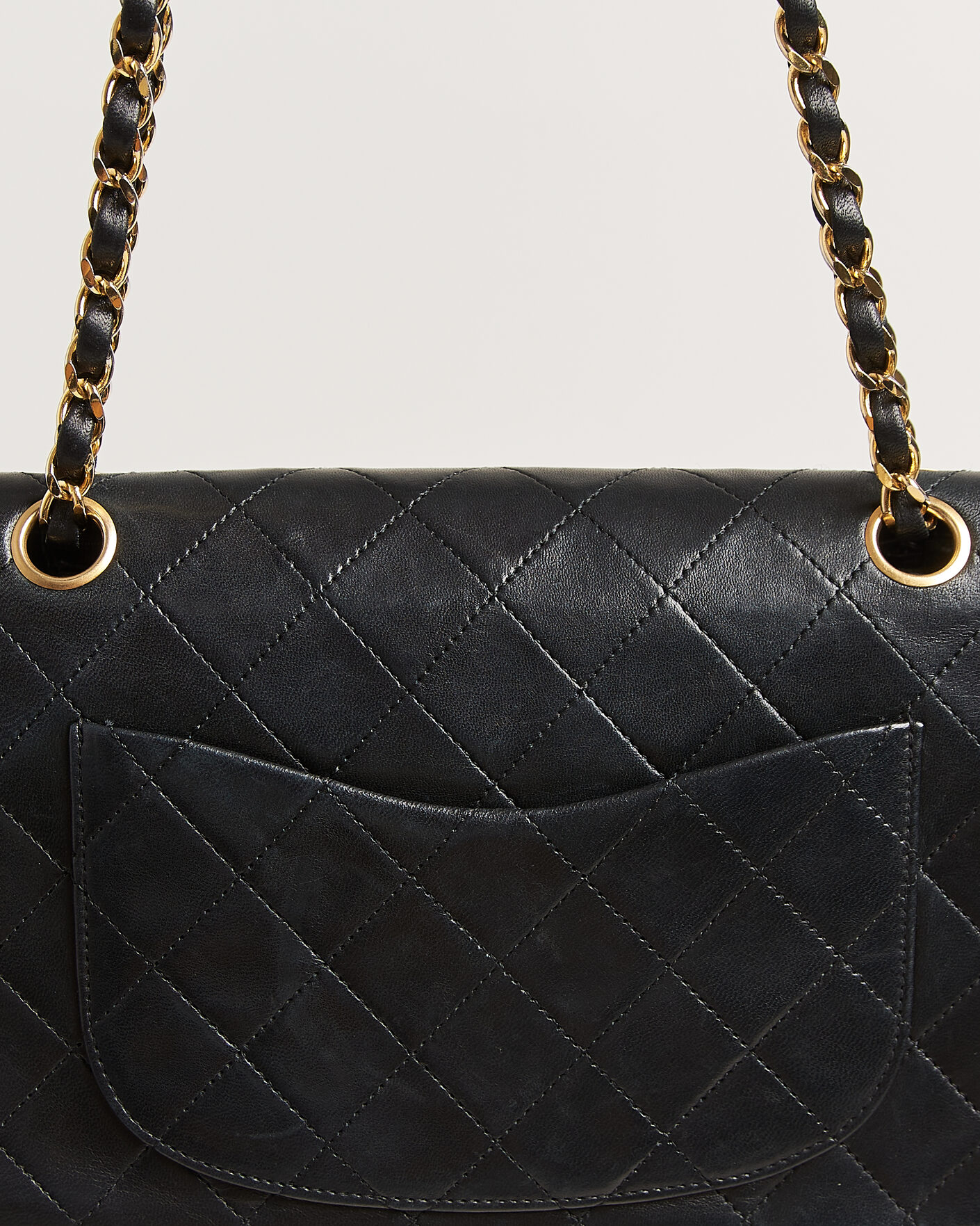 Men | Chanel Pre-Owned Classic Small Double Flap Bag Black | Chanel Pre-Owned | Classic Small Double Flap Bag Black