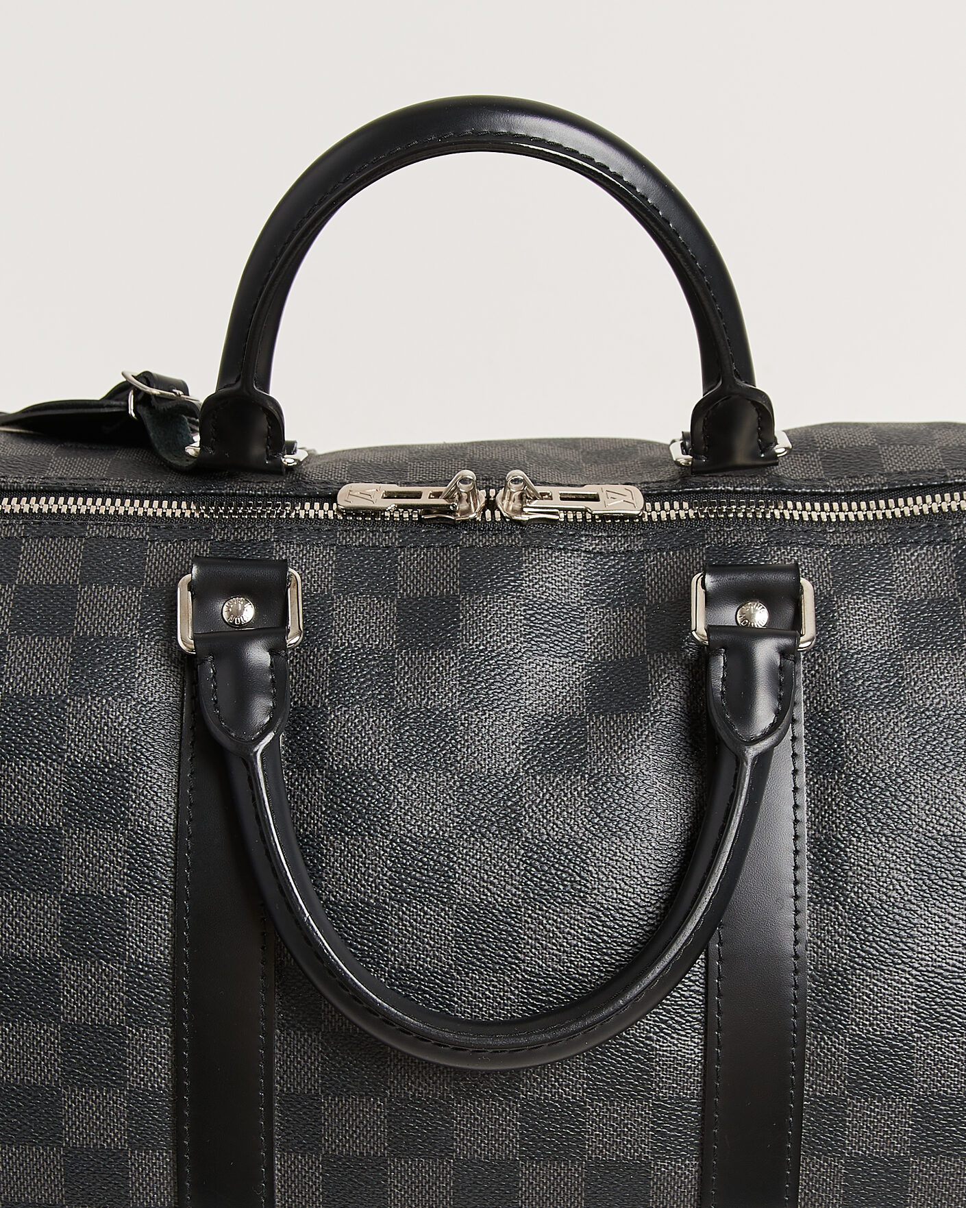 Men | Pre-Owned & Vintage Bags | Louis Vuitton Pre-Owned | Keepall 55 Bandouliére Damier Graphite
