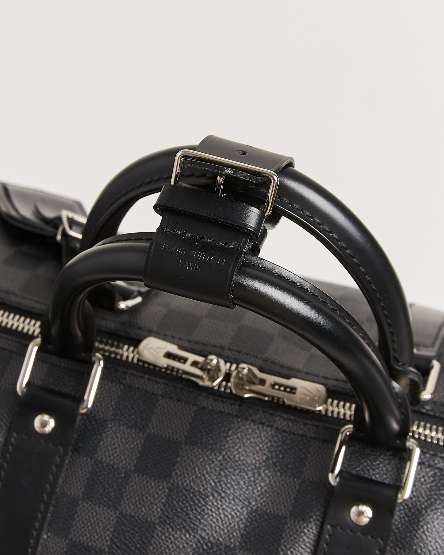Men | Pre-Owned & Vintage Bags | Louis Vuitton Pre-Owned | Keepall 55 Bandouliére Damier Graphite