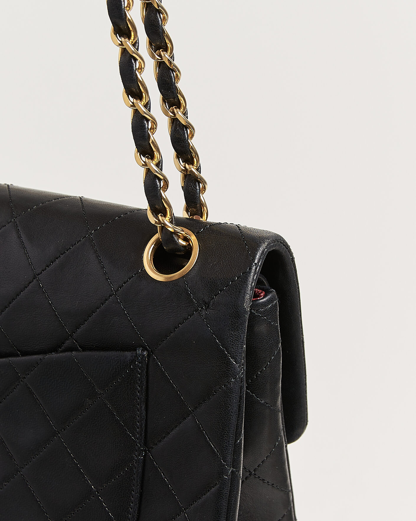 Men | Chanel Pre-Owned Classic Small Double Flap Bag Black | Chanel Pre-Owned | Classic Small Double Flap Bag Black