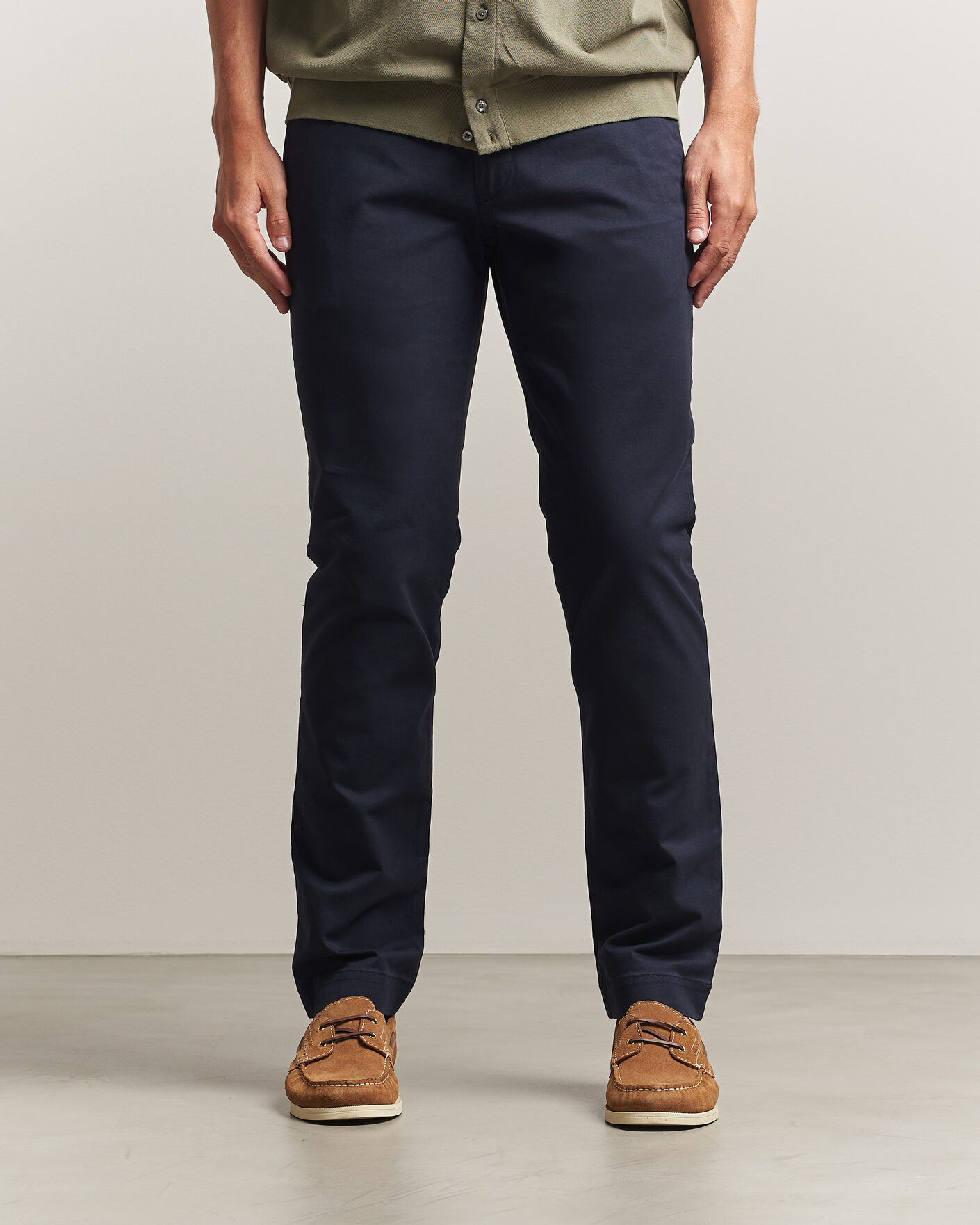 Men | Trousers | Polo Ralph Lauren | Greenwich Slim Fit Stretch Chinos Aviator Navy