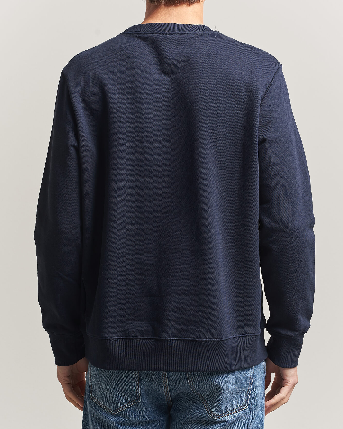 Men | Sweaters & Knitwear | PS Paul Smith | Zebra Organic Cotton Sweatshirt Navy