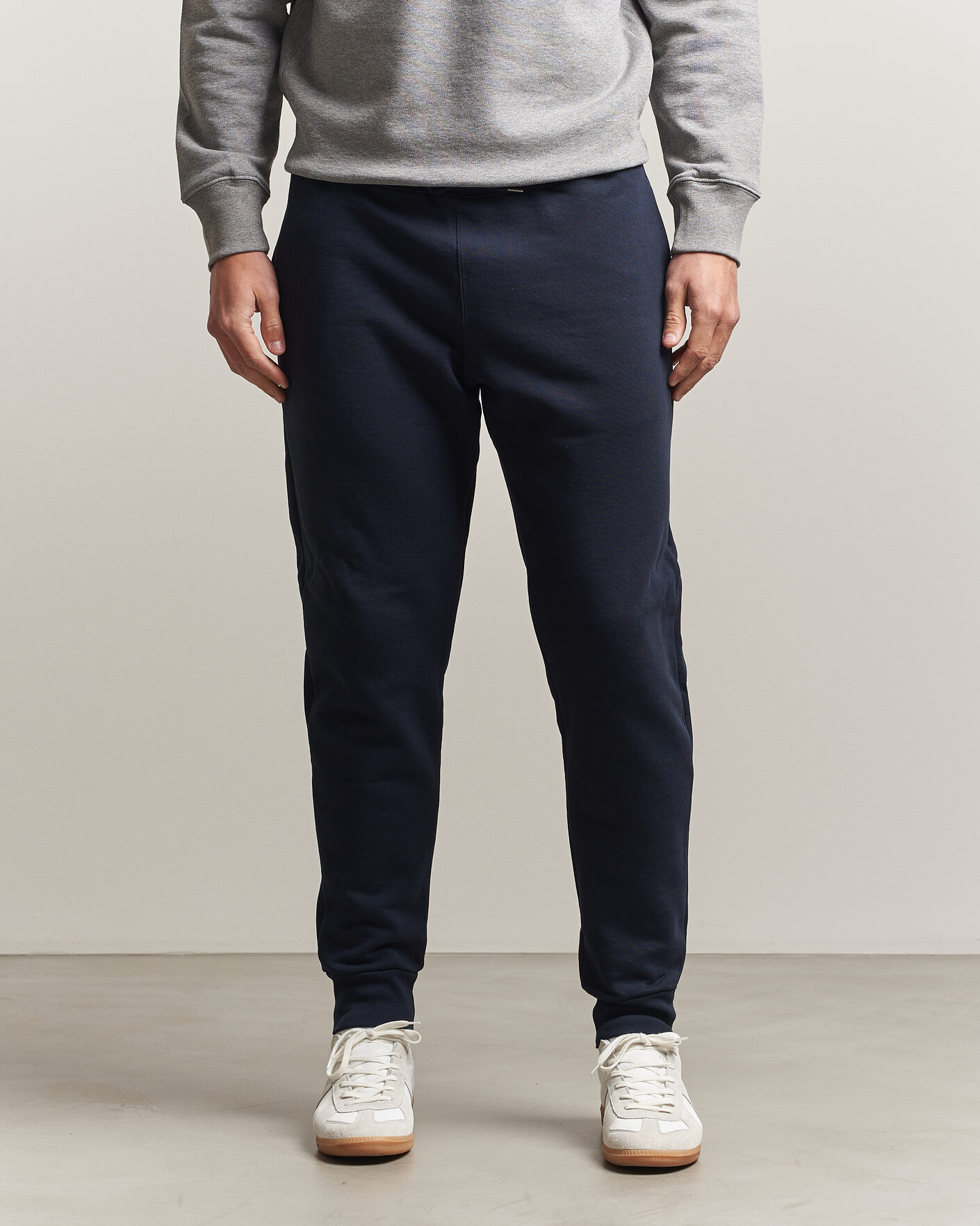 Men | Trousers | PS Paul Smith | Zebra Organic Cotton Sweatpants Navy
