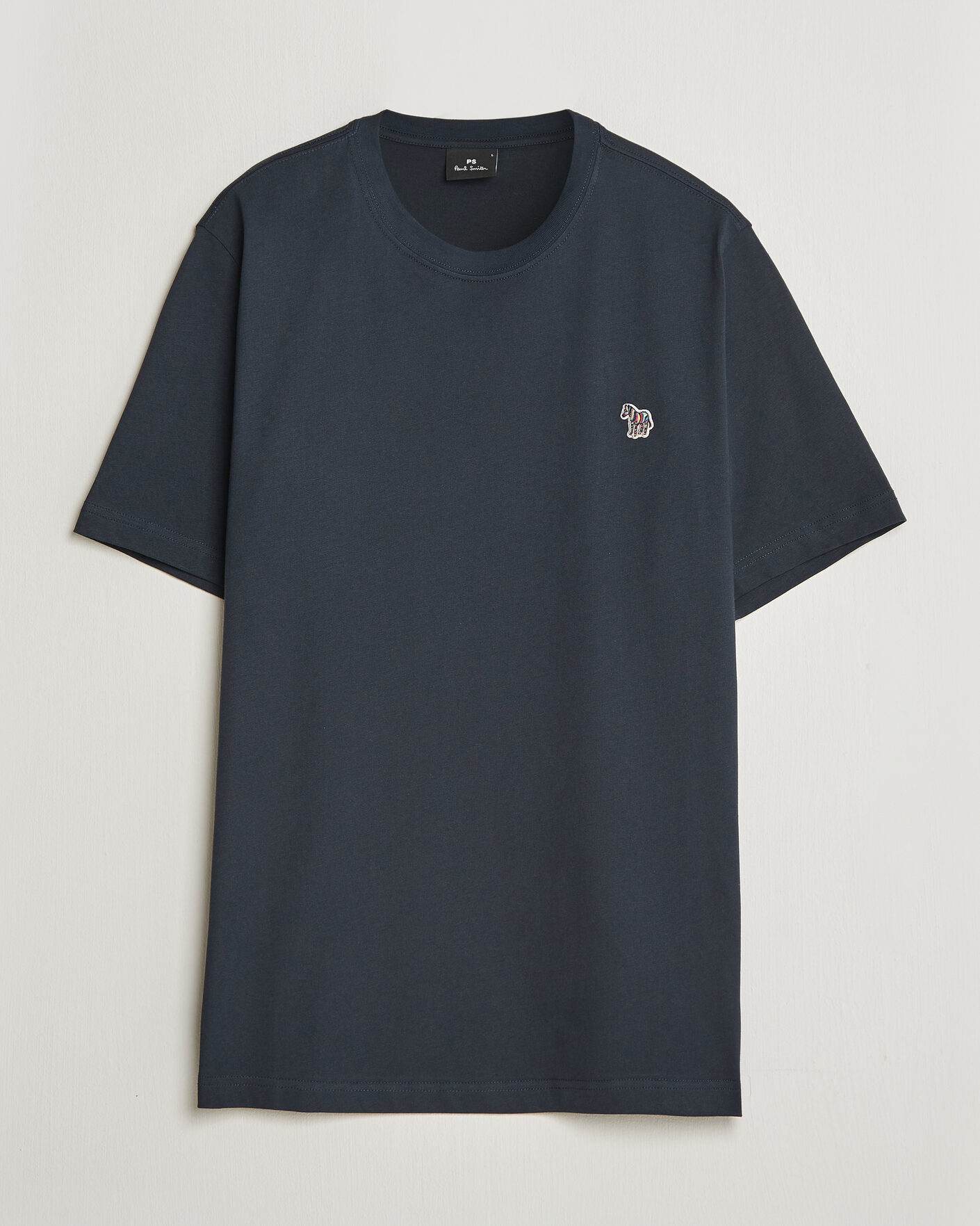Men | T-Shirts | PS Paul Smith | Organic Cotton Zebra T-Shirt Navy