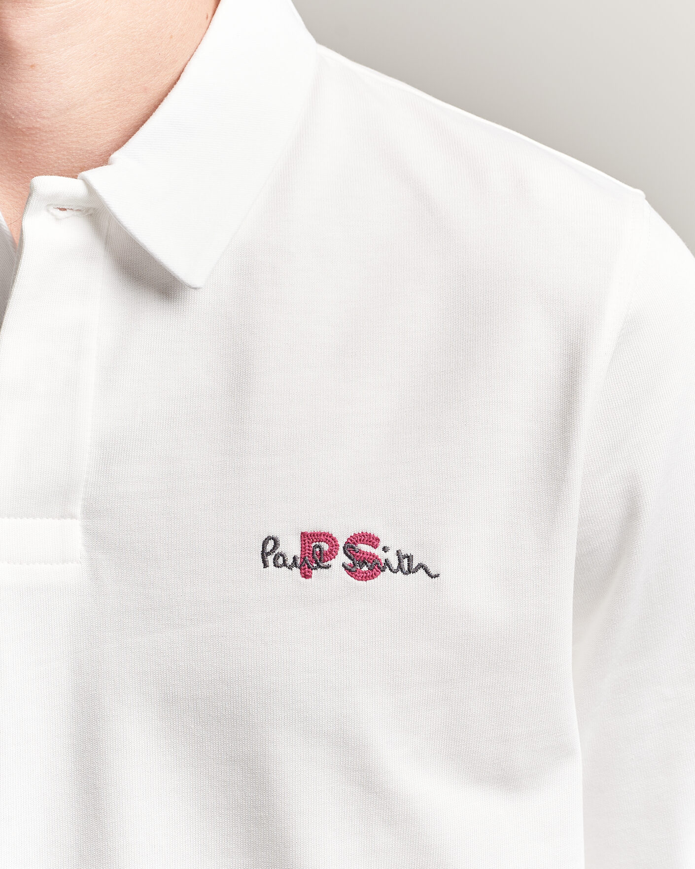 Men | Sweaters & Knitwear | PS Paul Smith | Organic Cotton Rugger Off White