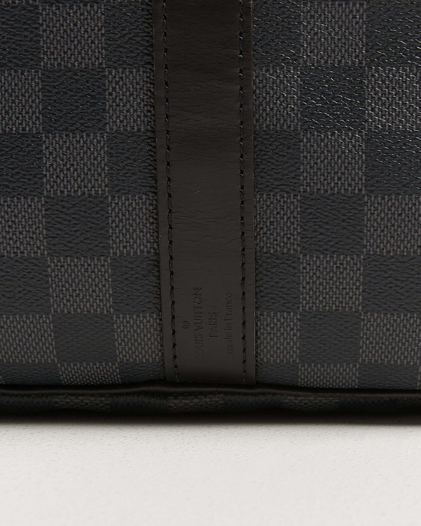 Men | Pre-Owned & Vintage Bags | Louis Vuitton Pre-Owned | Keepall 55 Bandouliére Damier Graphite