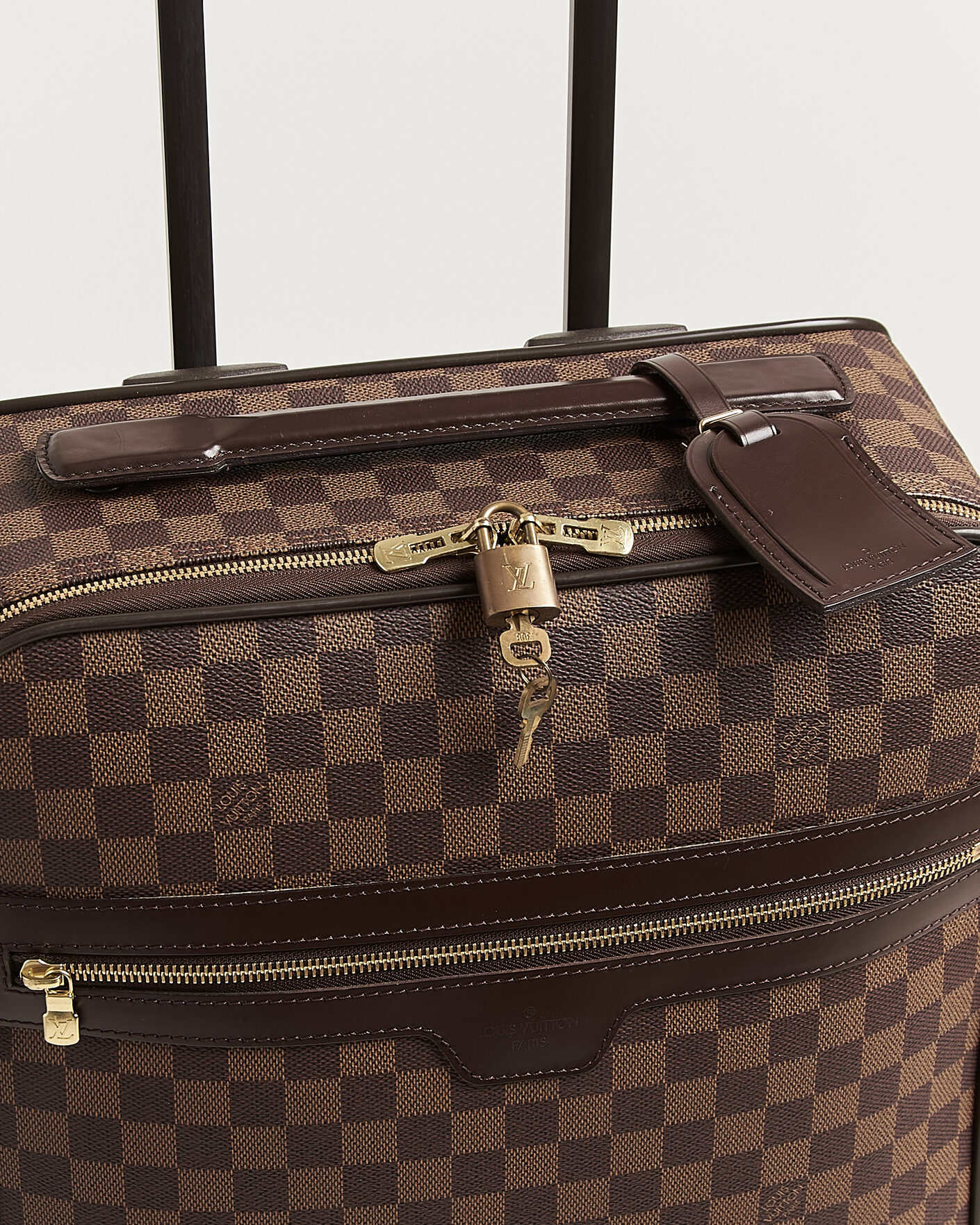 Men | Pre-Owned & Vintage Bags | Louis Vuitton Pre-Owned | Pegase 45 Trolley Case Damier Ebene