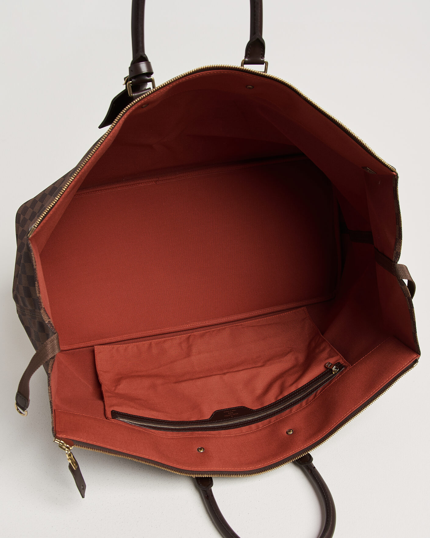 Men | Pre-Owned & Vintage Bags | Louis Vuitton Pre-Owned | Greenwich GM Travel Bag Damier Ebene