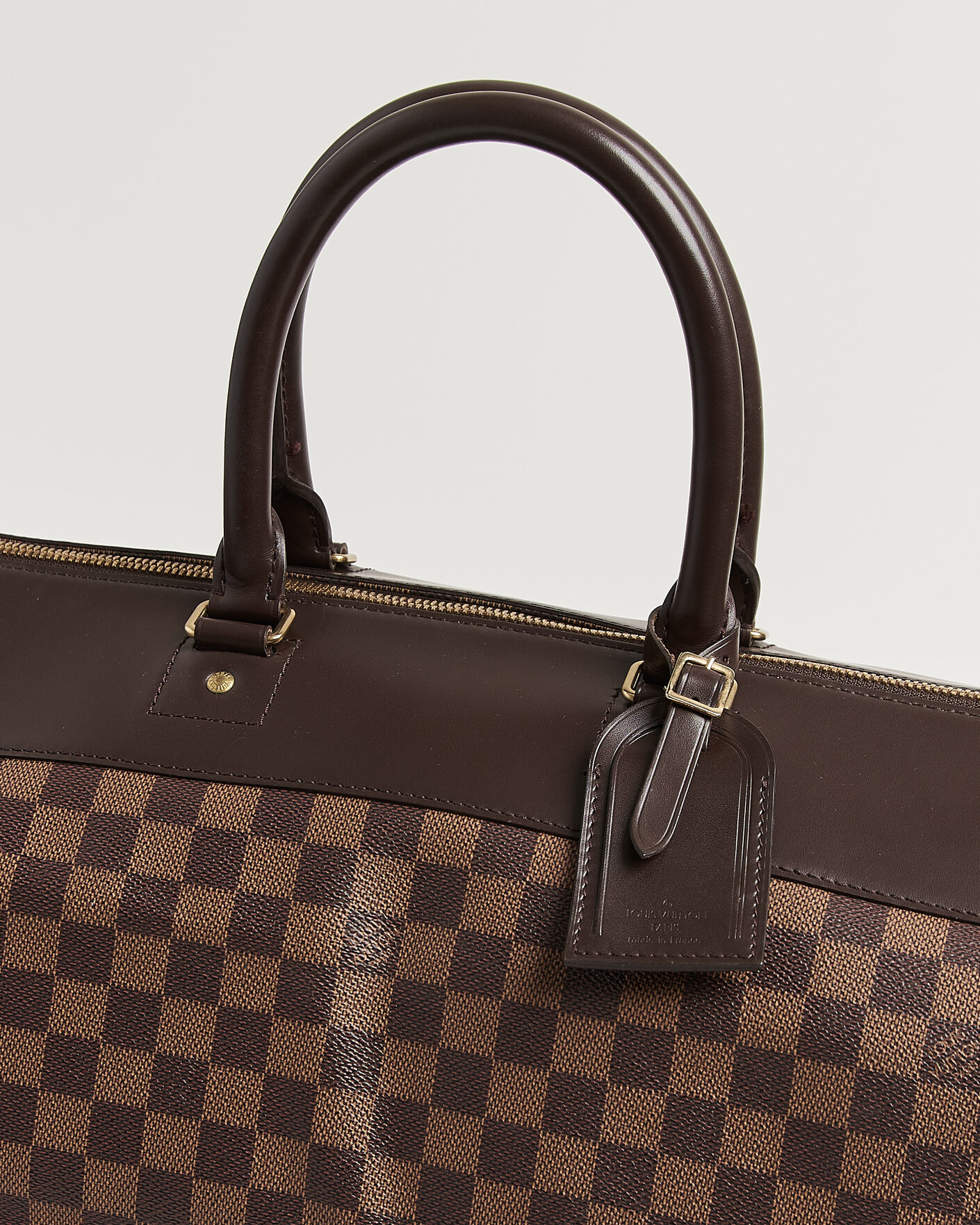 Men | Pre-Owned & Vintage Bags | Louis Vuitton Pre-Owned | Greenwich GM Travel Bag Damier Ebene