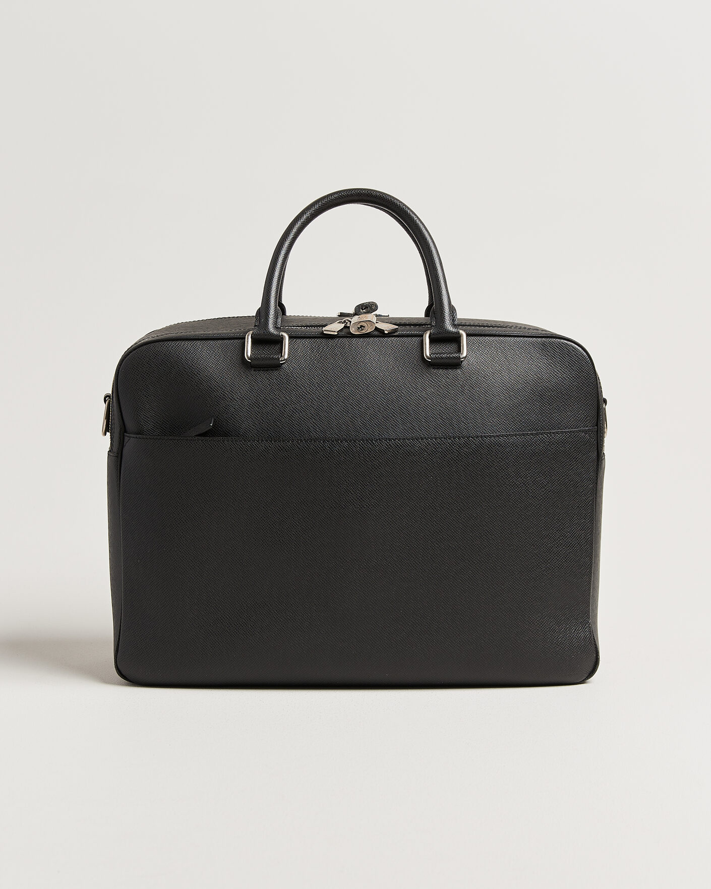 Men | Pre-Owned & Vintage Bags | Louis Vuitton Pre-Owned | Overnight Bag Taiga Leather Black
