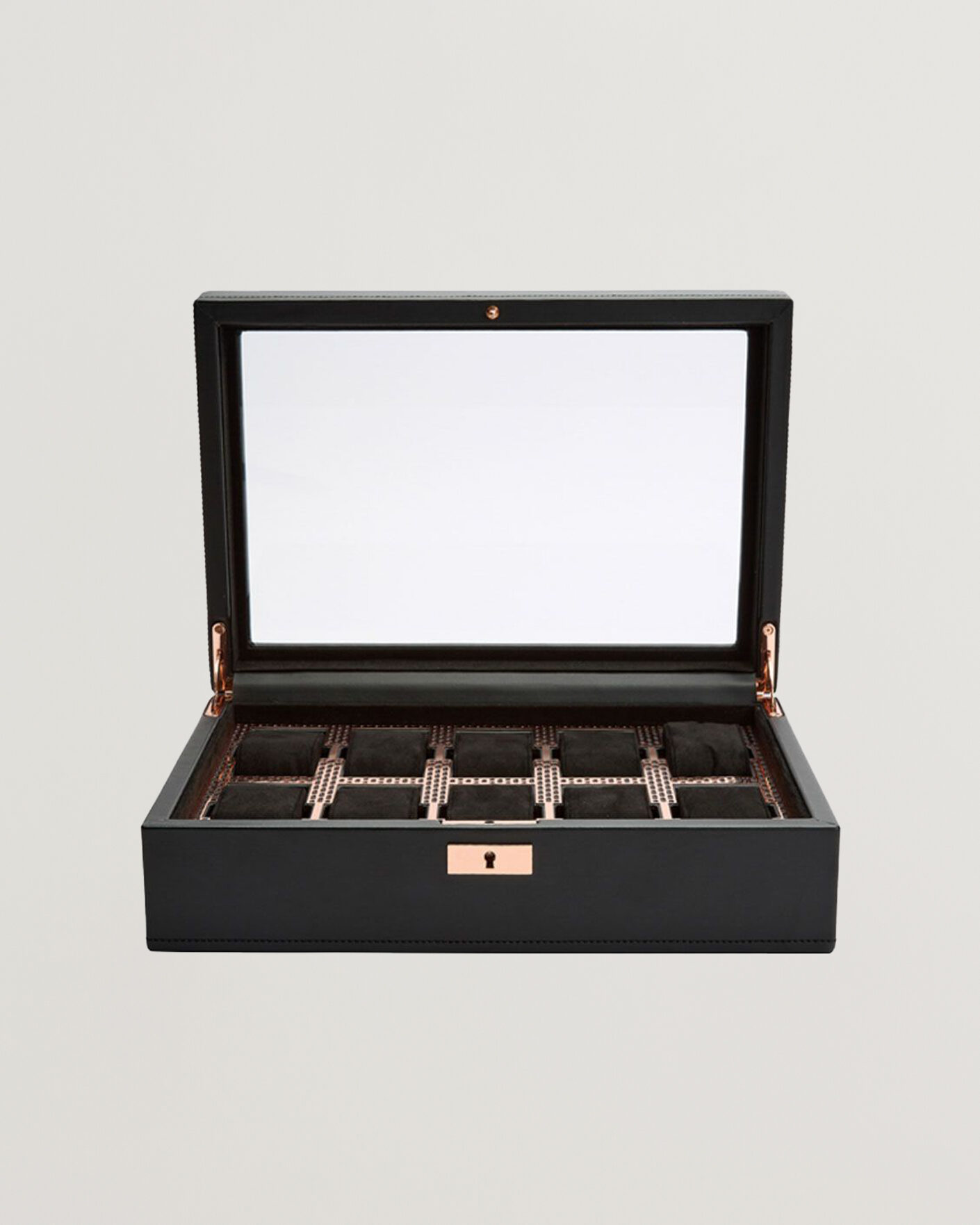 Men | Watch & Jewellery Boxes | WOLF | Axis 10-Piece Watch Box Copper