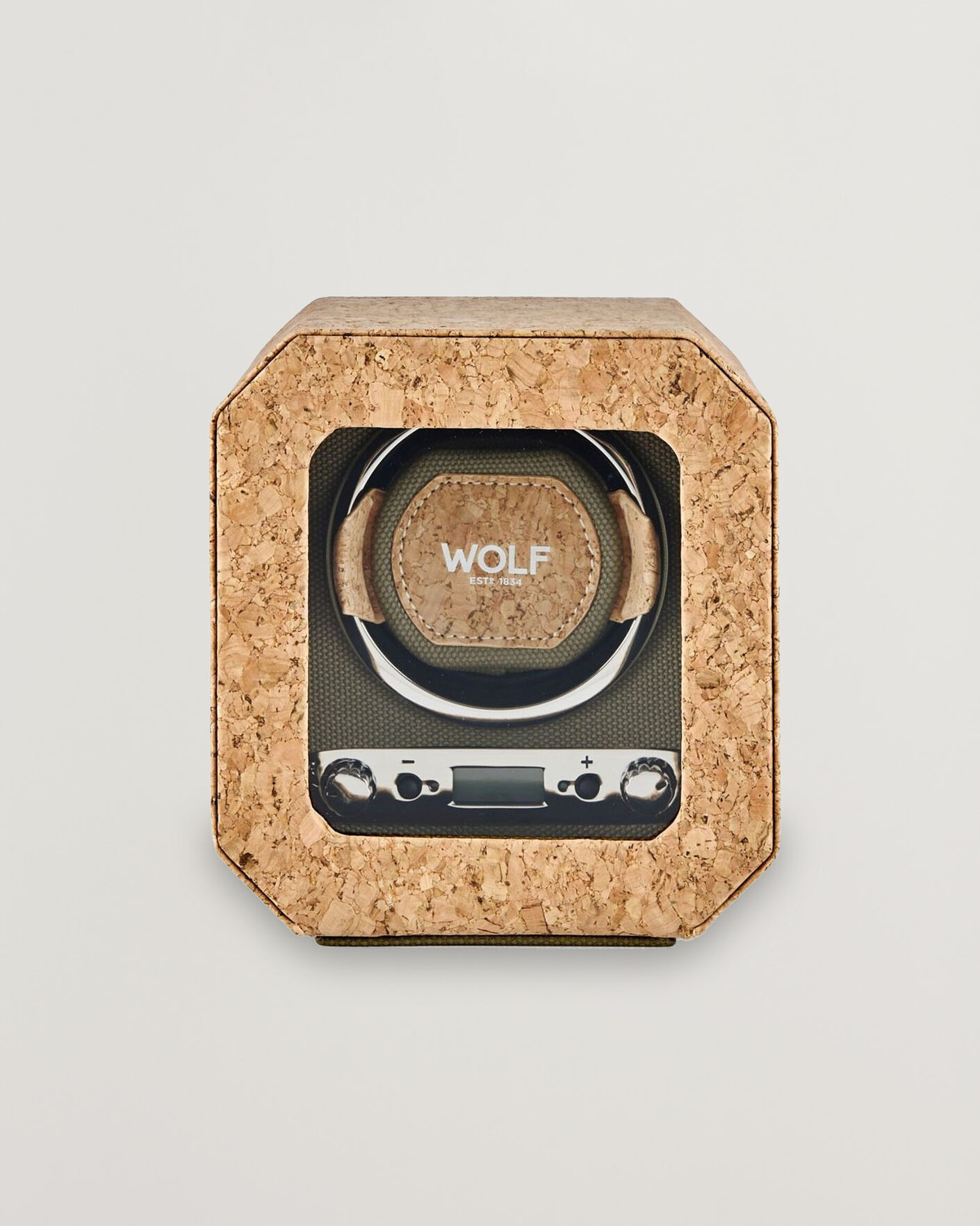 Men | Watch & Jewellery Boxes | WOLF | Cortica Single Watch Winder Cork