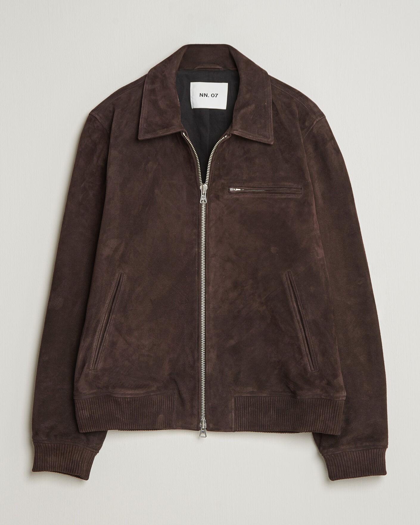 Men | Coats & Jackets | NN07 | Owen Suede Jacket Dusky Port