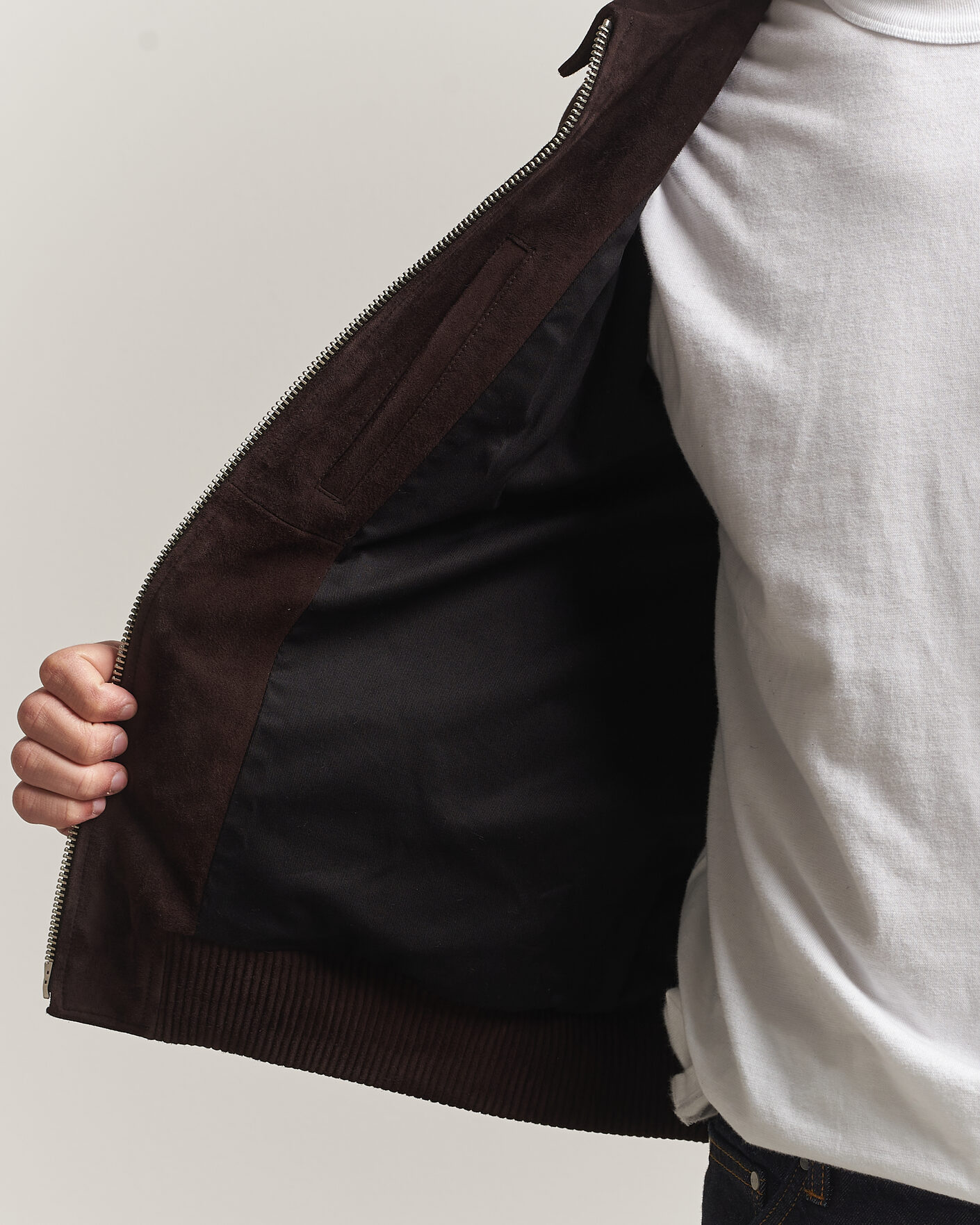 Men | Coats & Jackets | NN07 | Owen Suede Jacket Dusky Port