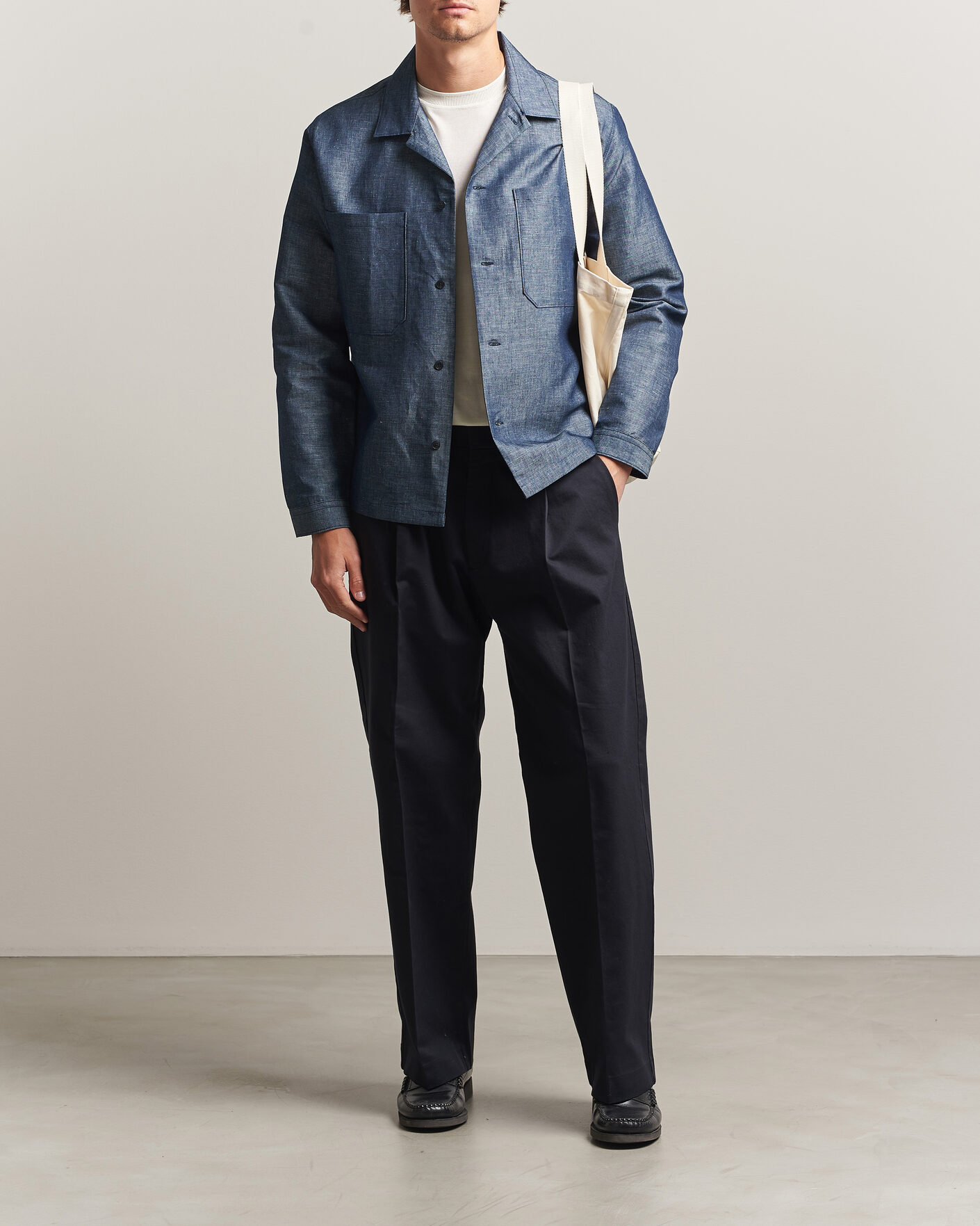 Men | Shirts | NN07 | Rob Denim Overshirt Raw Indigo