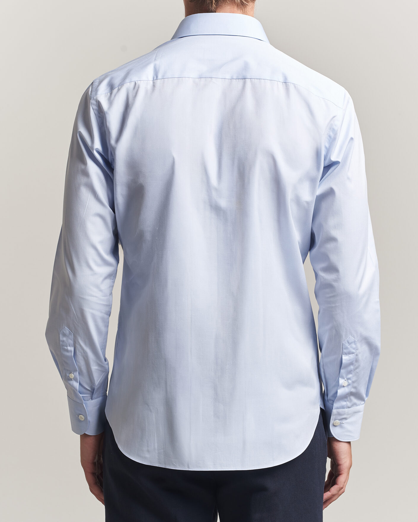 Men | Shirts | Brioni | Poplin Cotton Dress Shirt Light Blue