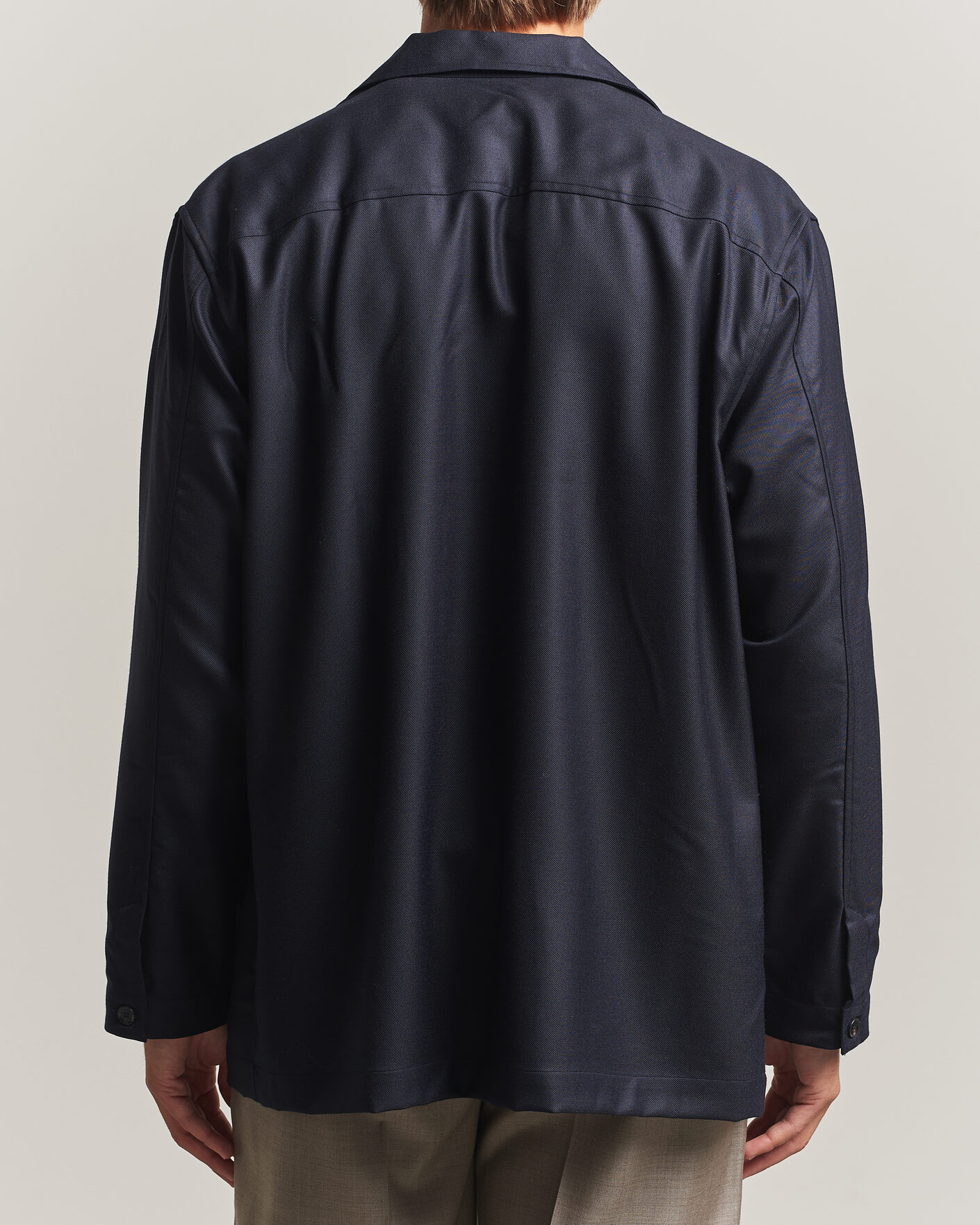 Men | Coats & Jackets | Brioni | Wool/Cashmere Shirt Jacket Navy