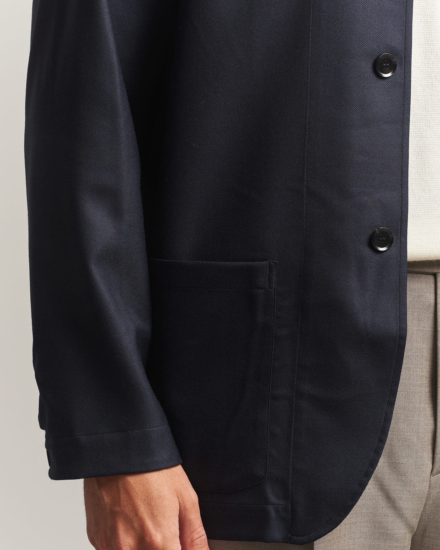 Men | Coats & Jackets | Brioni | Wool/Cashmere Shirt Jacket Navy