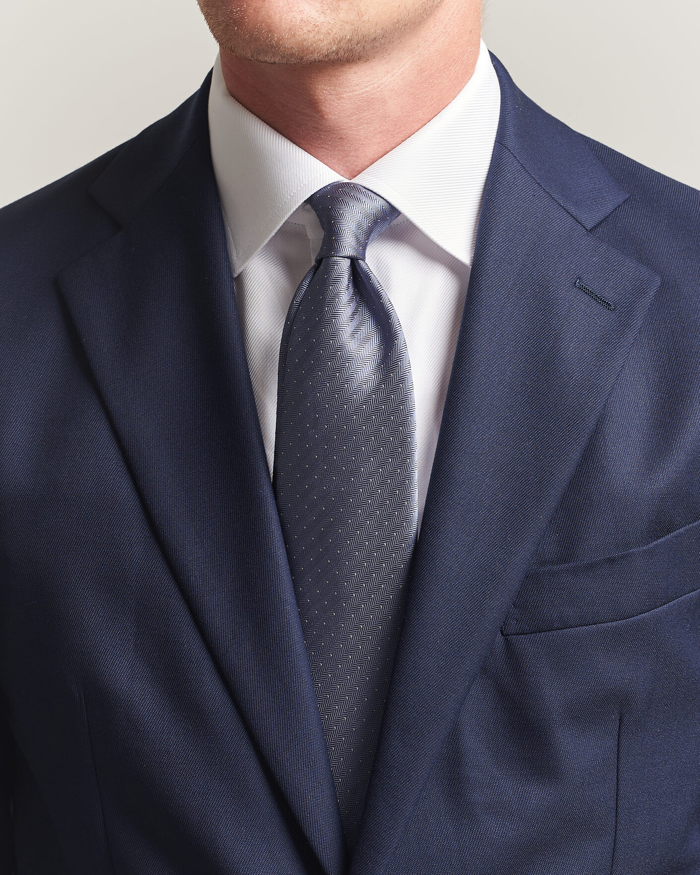 Men | Ties | Brioni | Jacquard Dot Silk Tie Light Blue