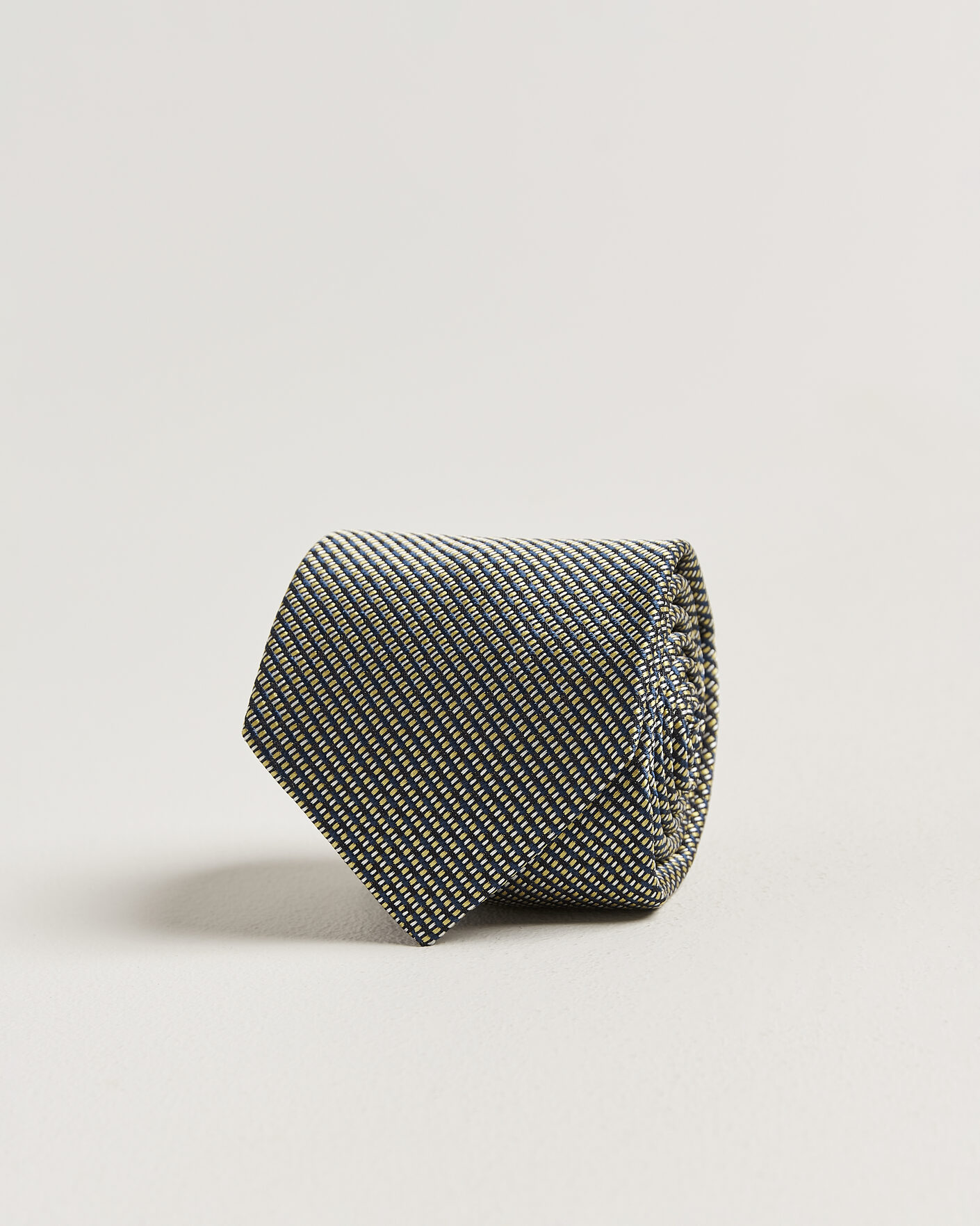 Men | Ties | Brioni | Jacquard Silk Tie Yellow