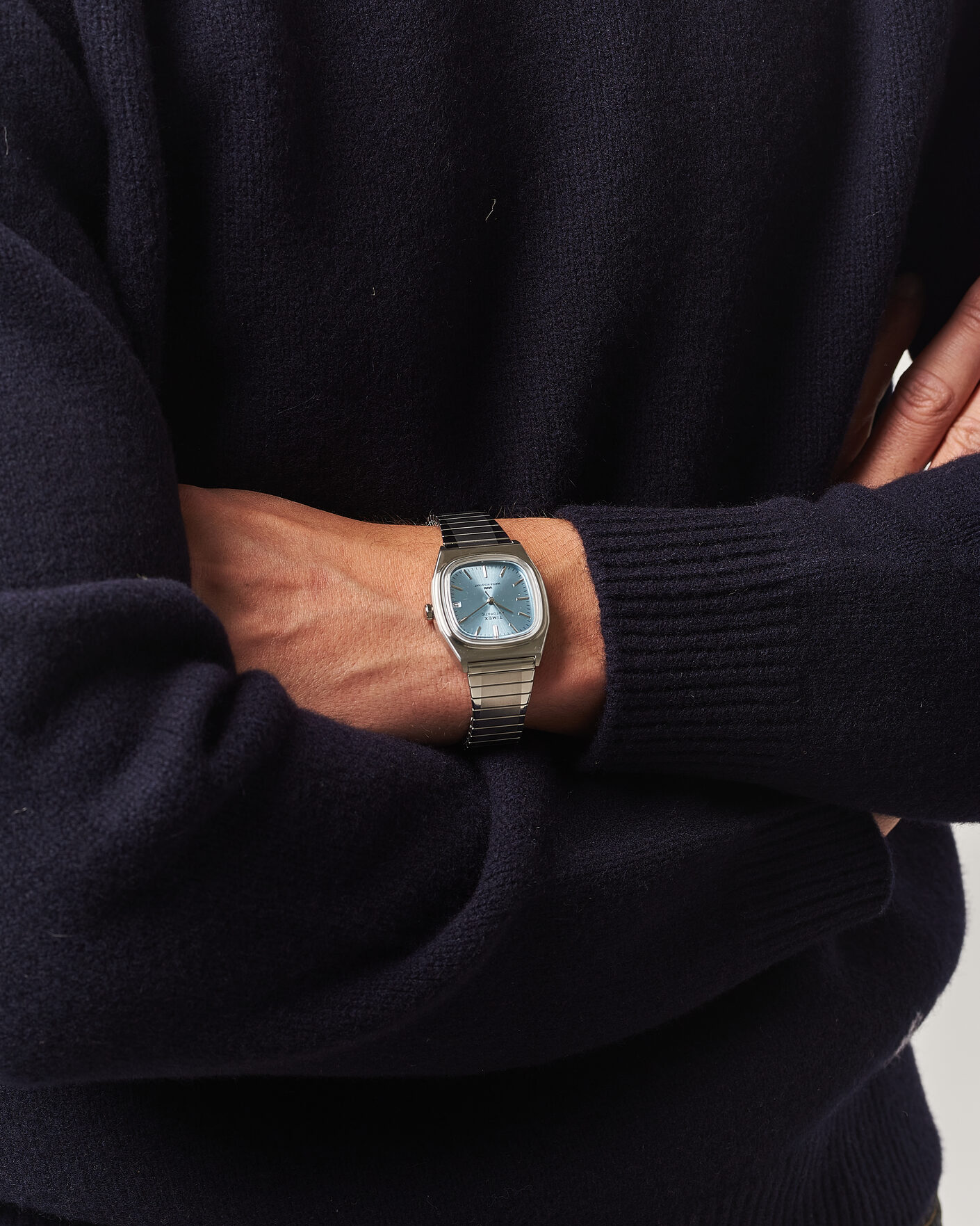 Men | Timex 1983s Automatic Reissue 34mm Ice Blue Dial | Timex | 1983s Automatic Reissue 34mm Ice Blue Dial