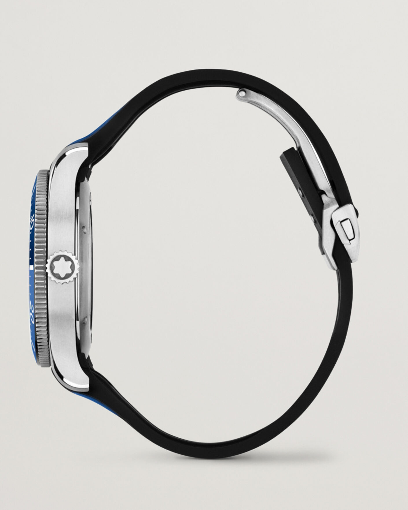 Men | Montblanc Iced Sea Automatic Date Rubber Strap Blue | Montblanc | Iced Sea Automatic Date Rubber Strap Blue