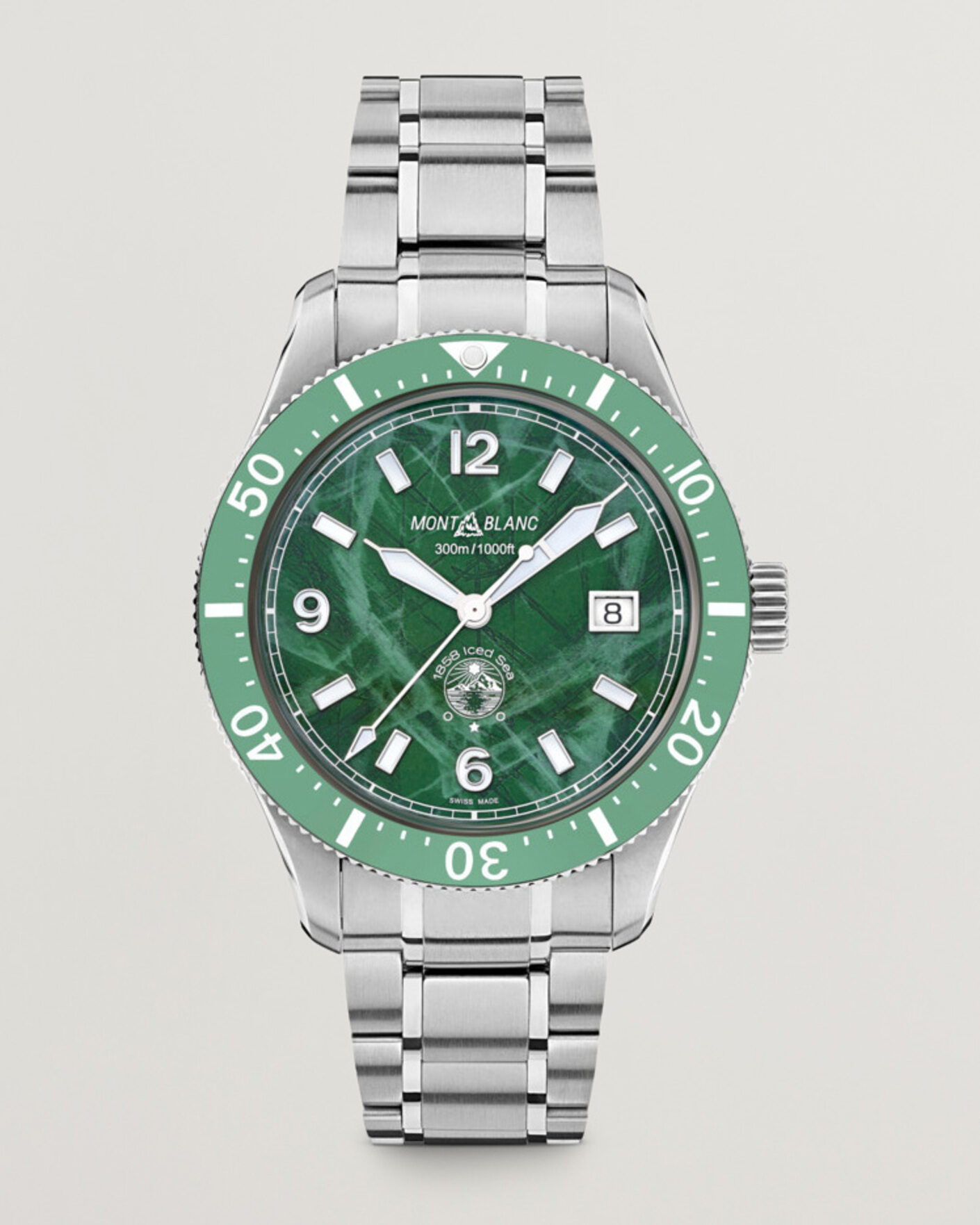 Men | Montblanc Iced Sea Automatic Date Green | Montblanc | Iced Sea Automatic Date Green