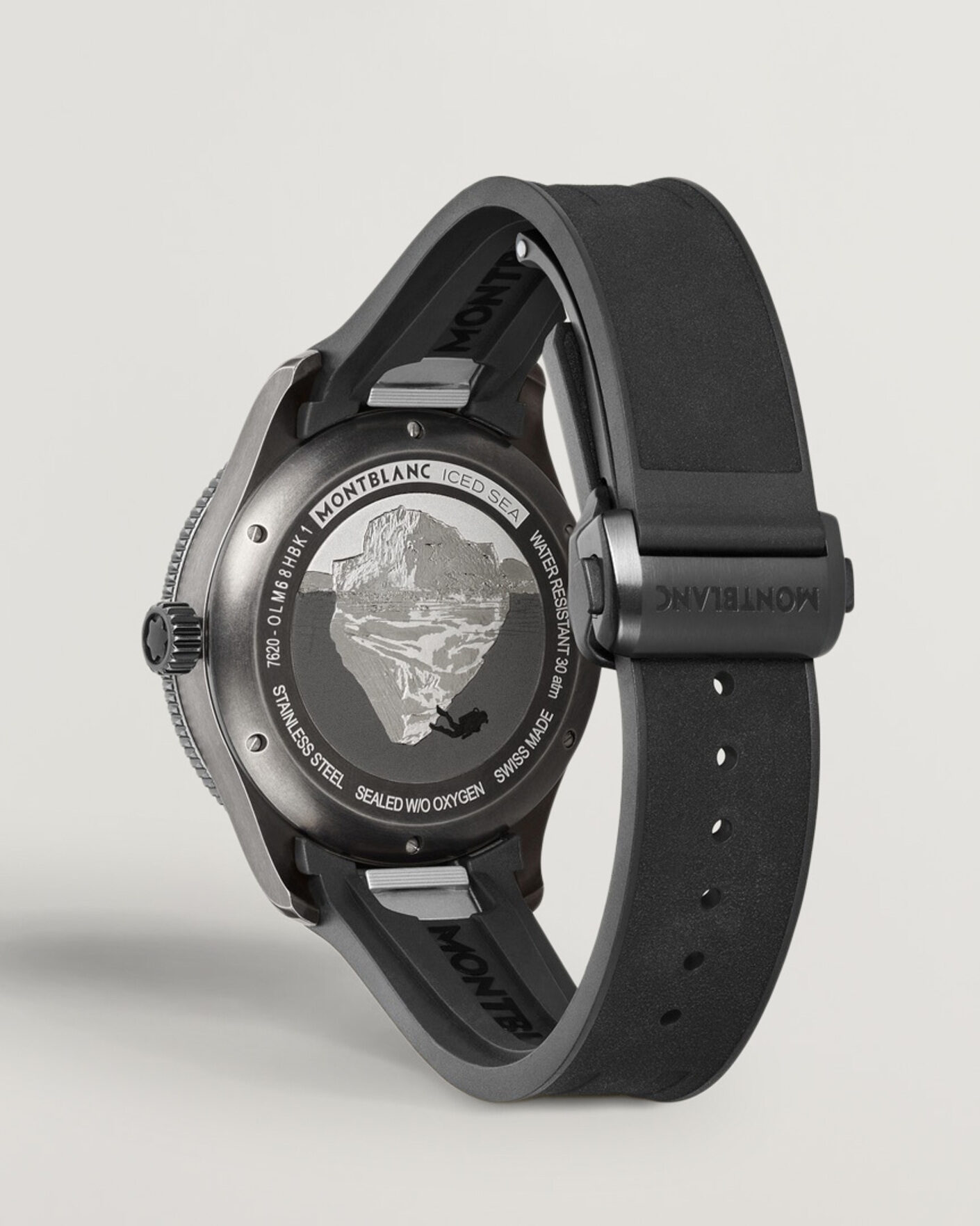 Men | Montblanc Iced Sea Automatic Date 0 Oxygen Grey | Montblanc | Iced Sea Automatic Date 0 Oxygen Grey