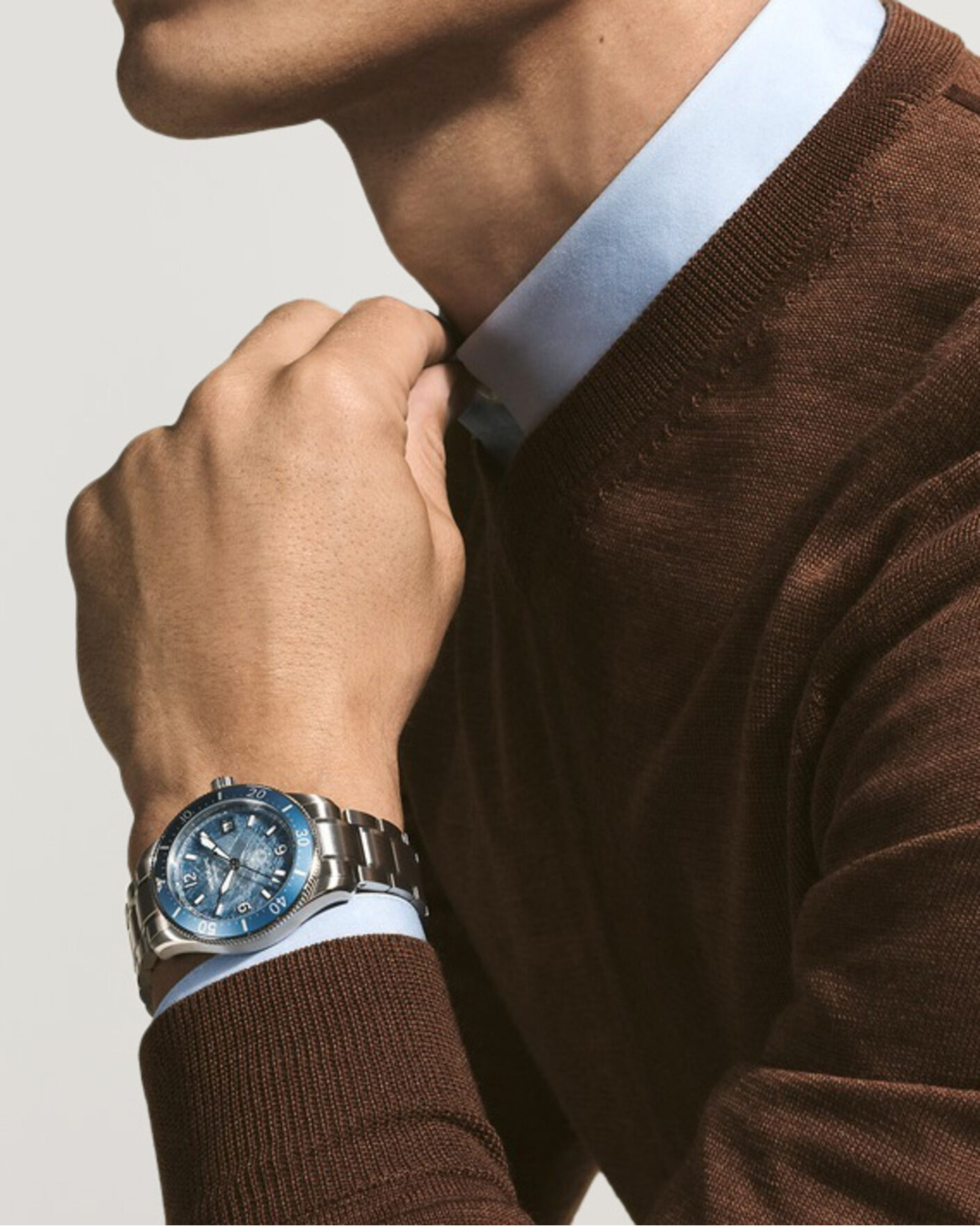 Men | Montblanc Iced Sea Automatic Date 0 Oxygen Light Blue | Montblanc | Iced Sea Automatic Date 0 Oxygen Light Blue