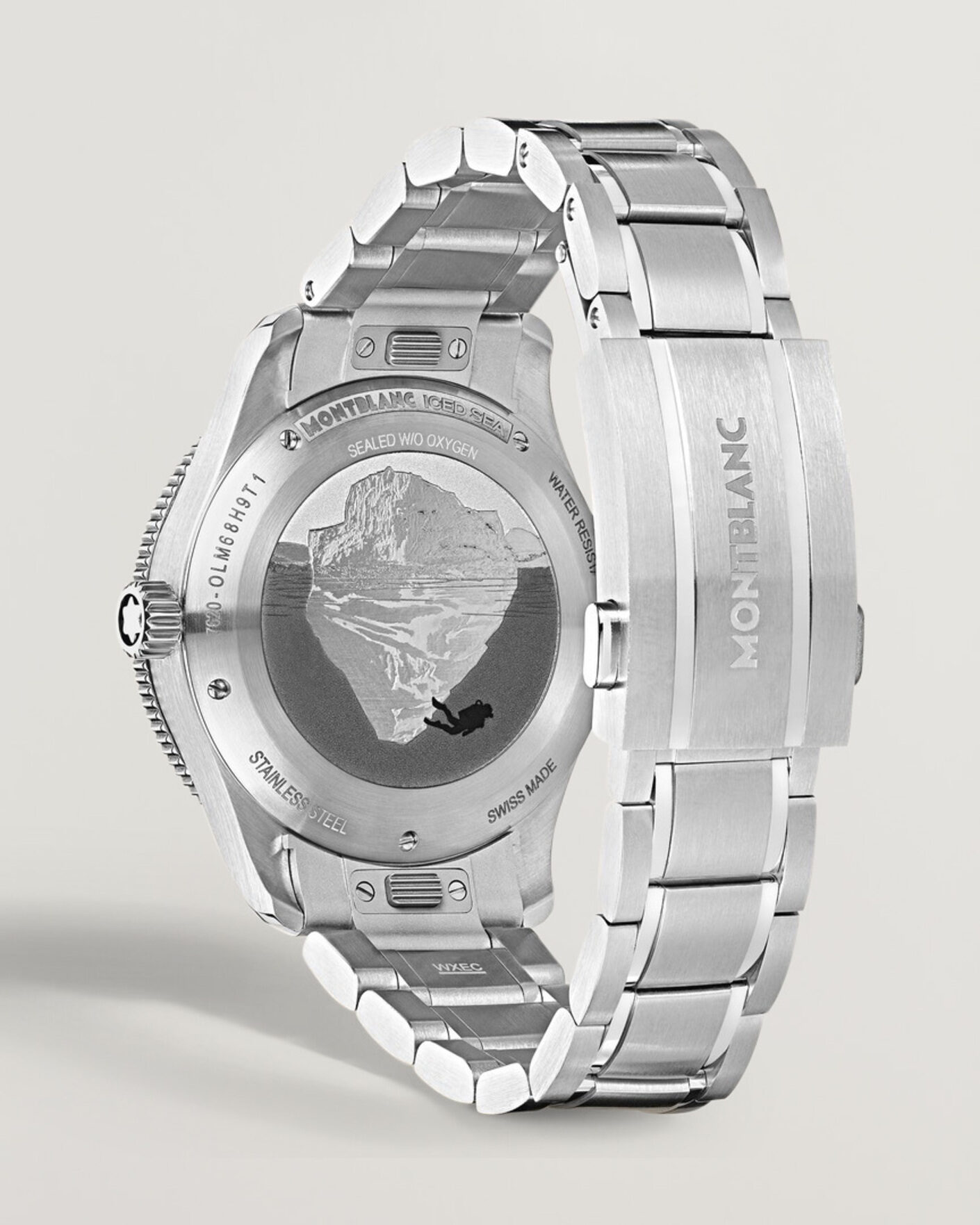 Men | Montblanc Iced Sea Automatic Date 0 Oxygen Light Blue | Montblanc | Iced Sea Automatic Date 0 Oxygen Light Blue