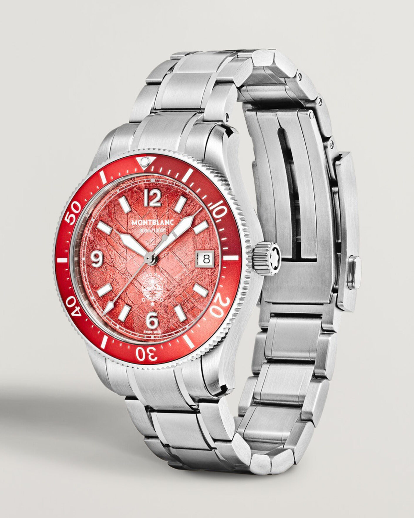 Men | Montblanc Iced Sea Automatic Date 0 Oxygen Limited Red | Montblanc | Iced Sea Automatic Date 0 Oxygen Limited Red