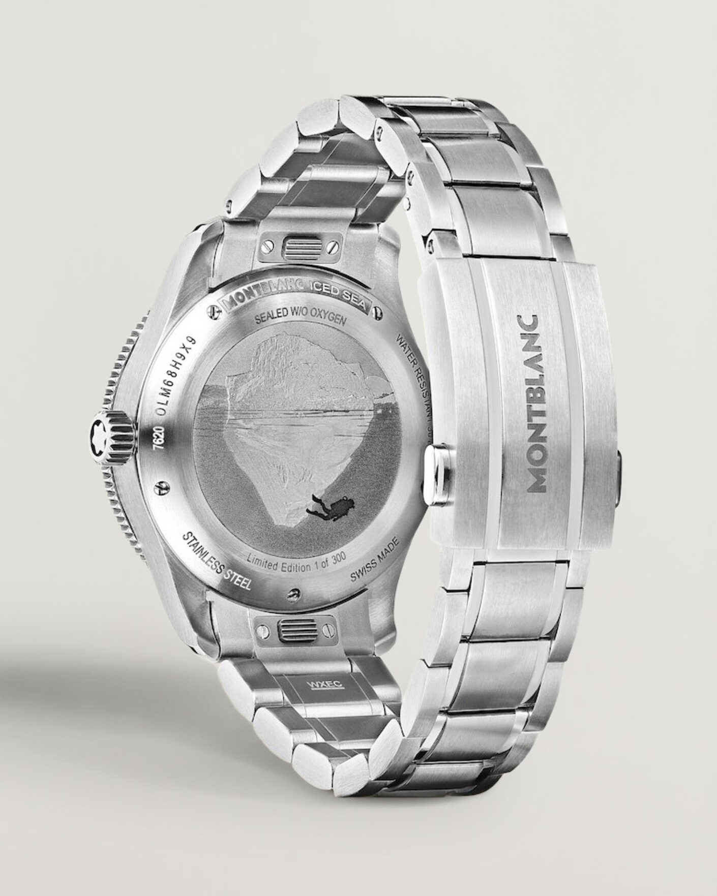 Men | Montblanc Iced Sea Automatic Date 0 Oxygen Limited Red | Montblanc | Iced Sea Automatic Date 0 Oxygen Limited Red