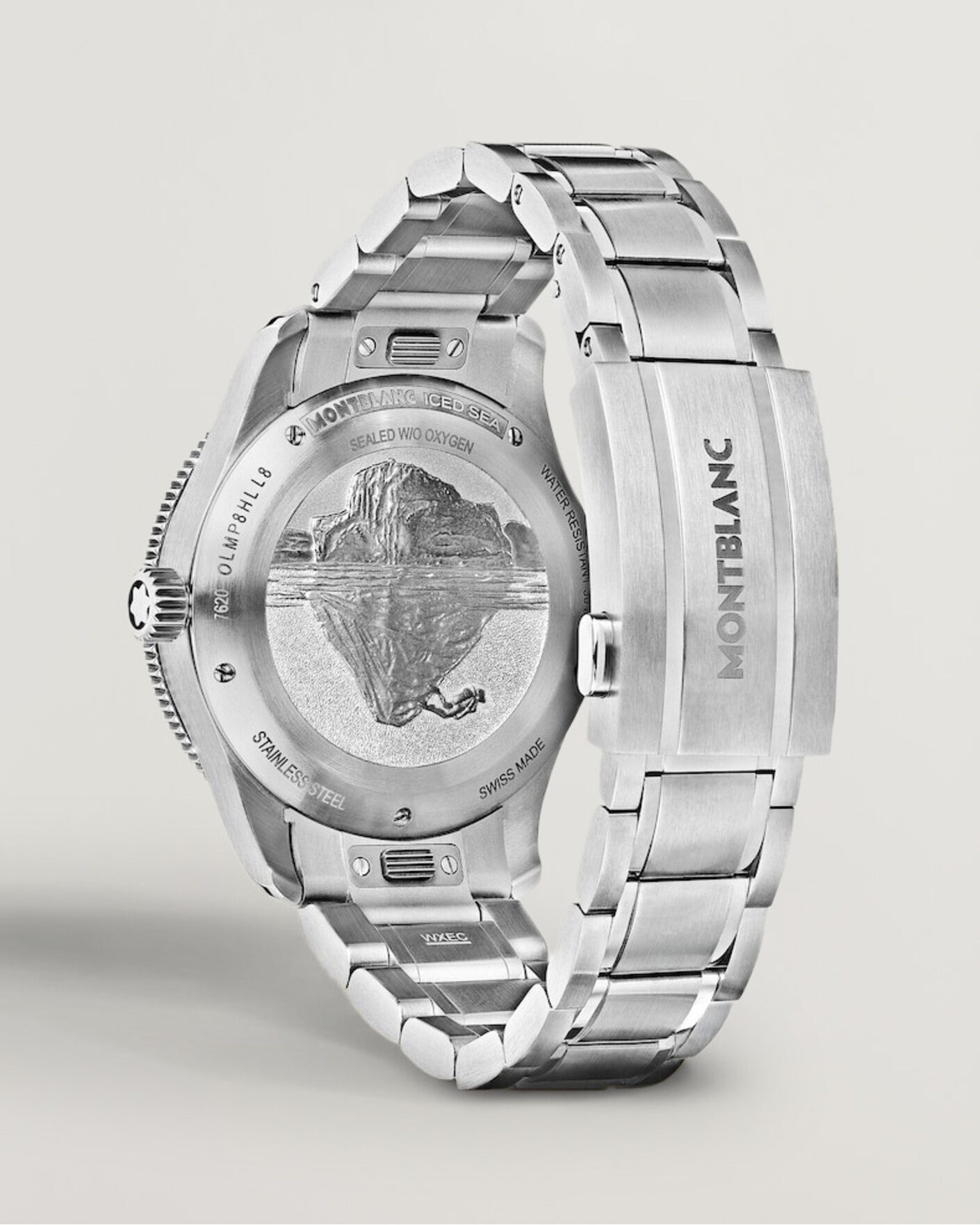 Men | Montblanc Iced Sea Automatic Date 0 Oxygen Black | Montblanc | Iced Sea Automatic Date 0 Oxygen Black
