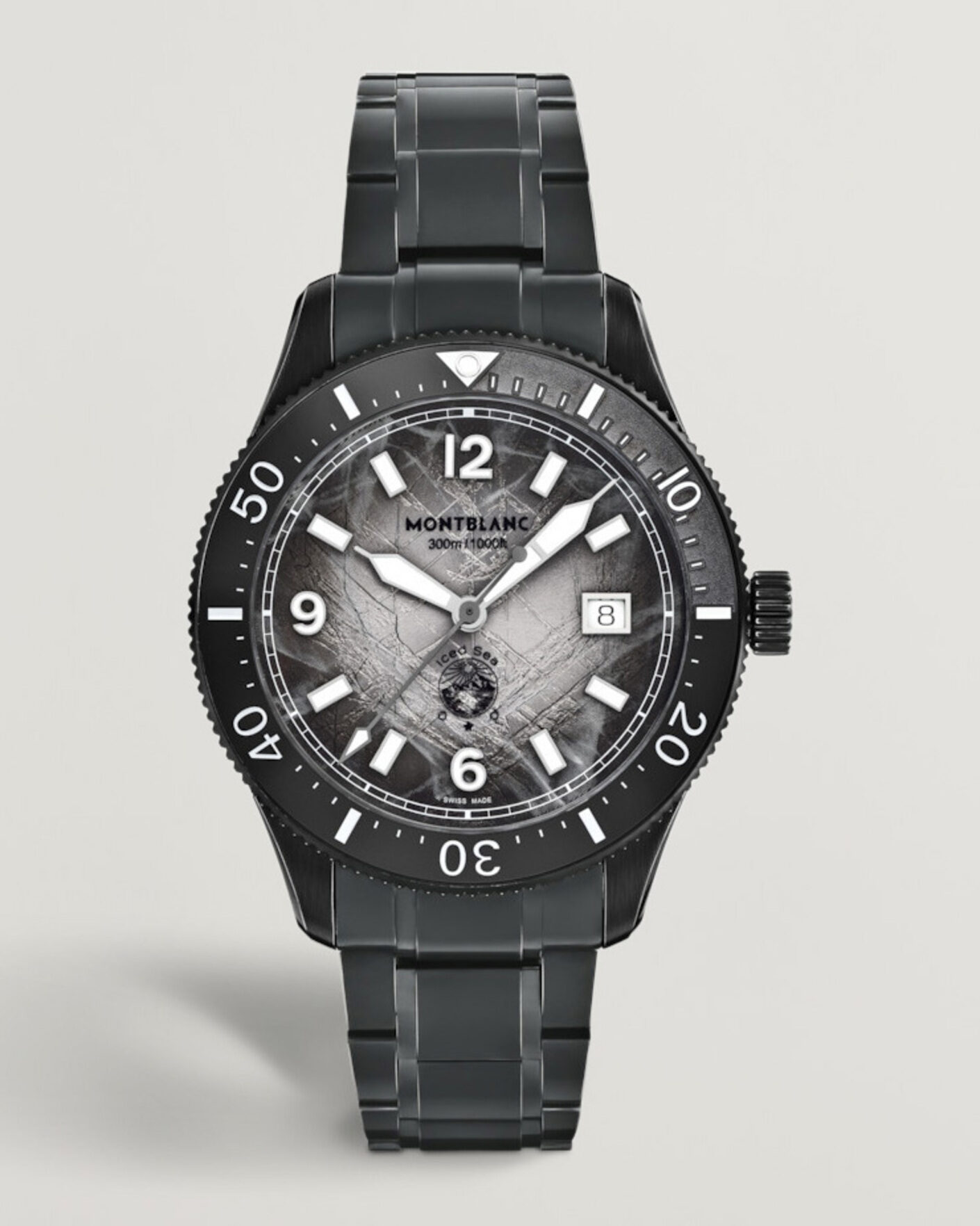 Men | Montblanc Iced Sea Automatic Date 0 Oxygen Grey | Montblanc | Iced Sea Automatic Date 0 Oxygen Grey
