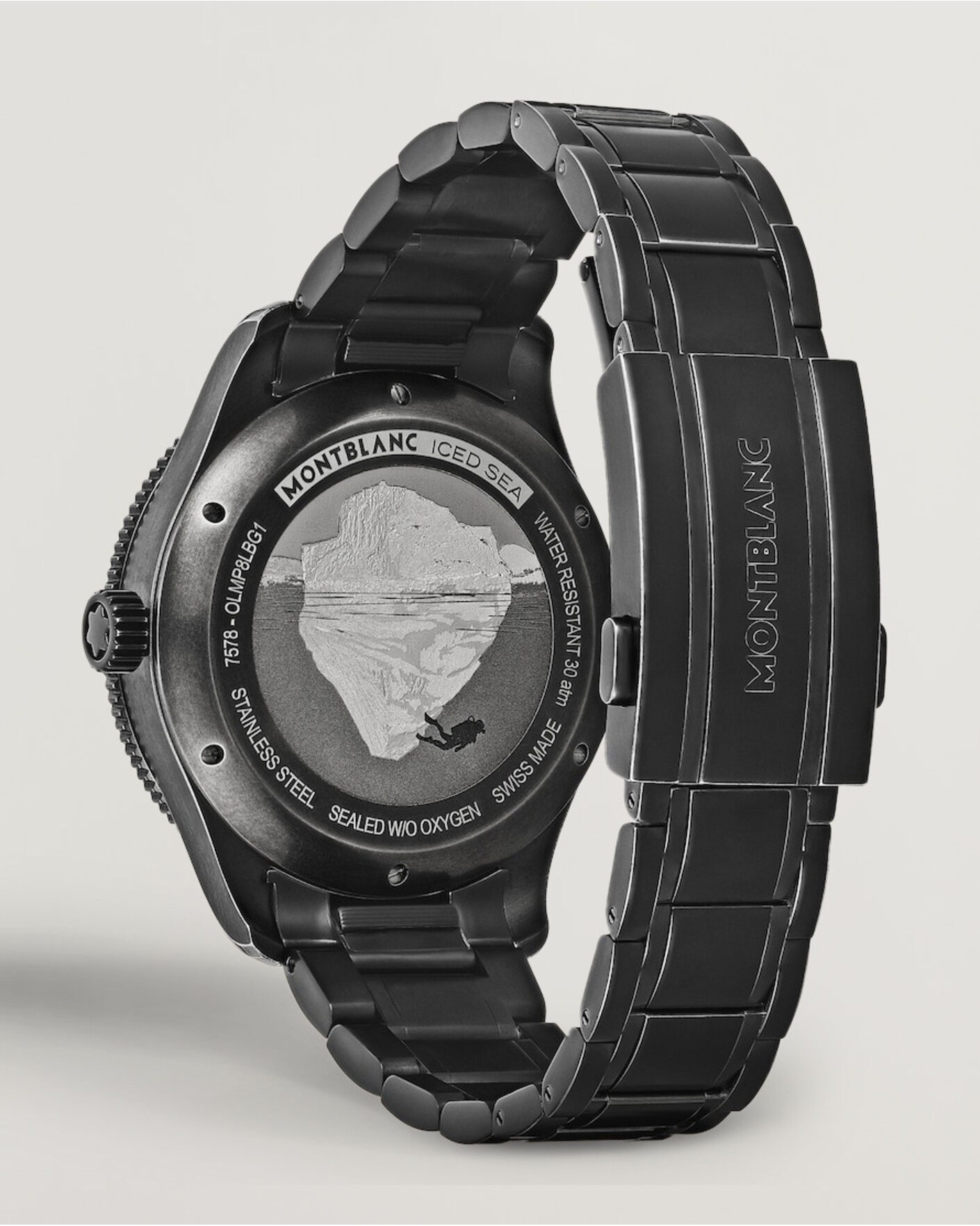 Men | Montblanc Iced Sea Automatic Date 0 Oxygen Grey | Montblanc | Iced Sea Automatic Date 0 Oxygen Grey