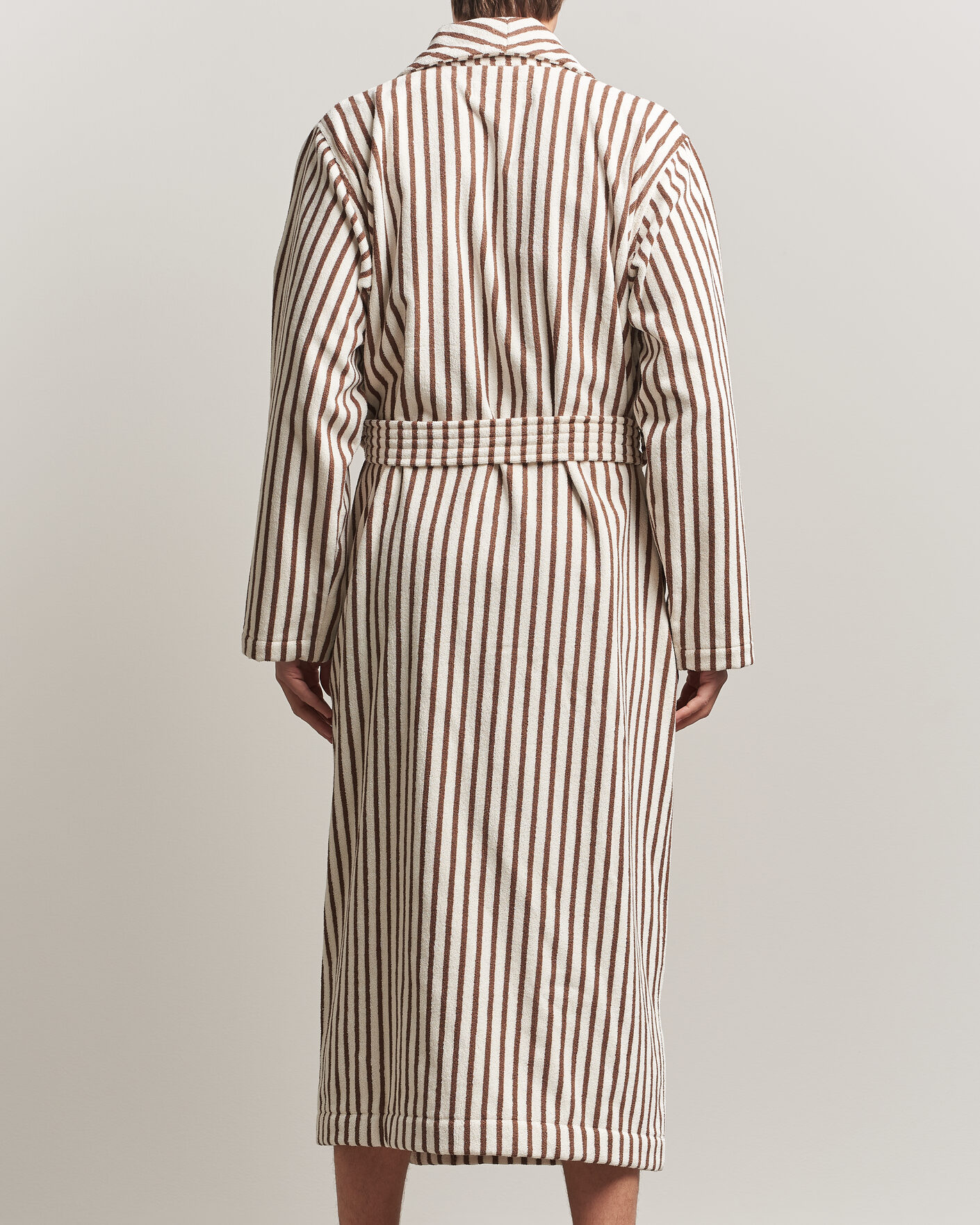 Men | Pyjamas & Robes | Tekla | Organic Terry Classic Bathrobe Kodiak Stripes