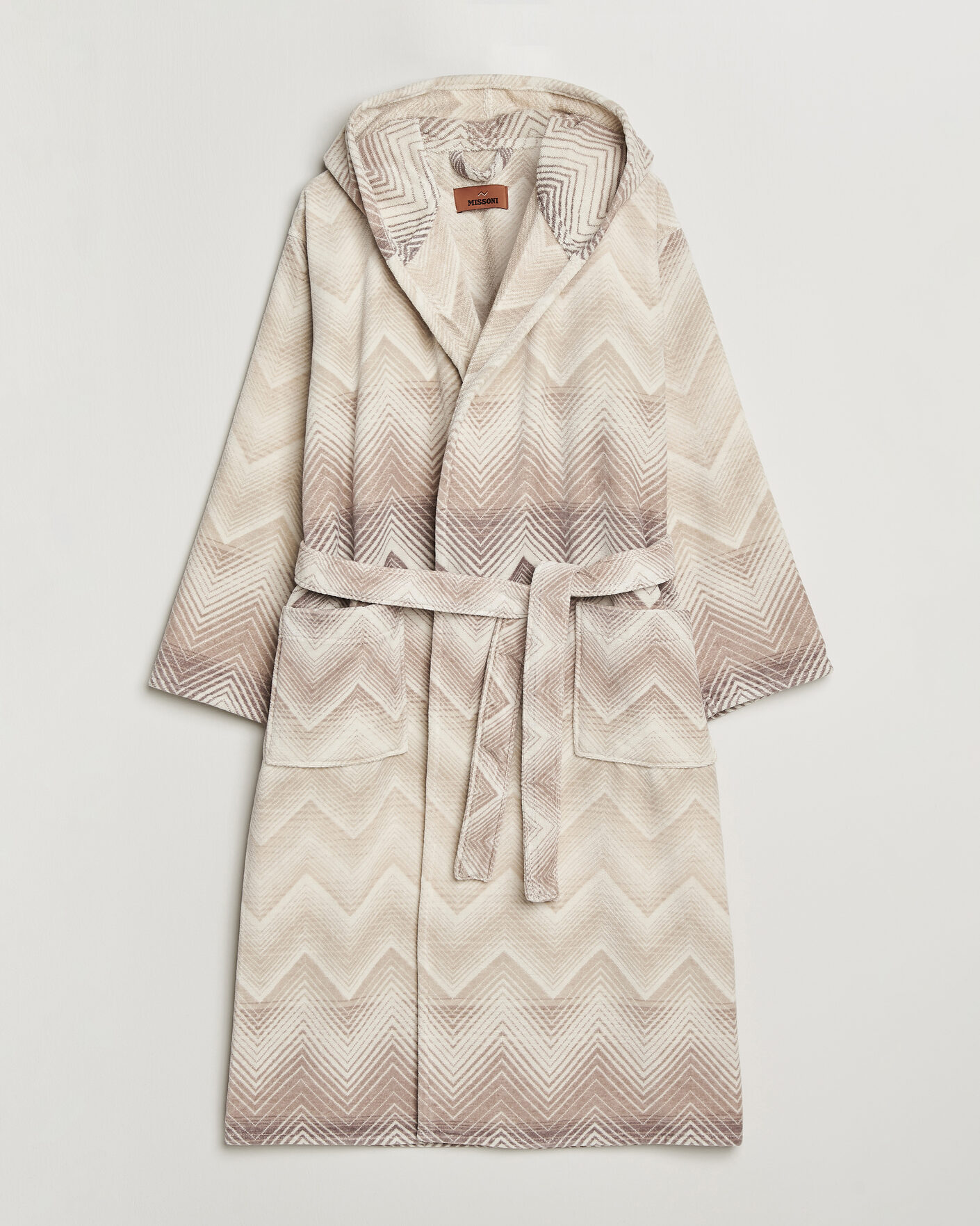 Men | Pyjamas & Robes | Missoni Home | Marea Hooded Bathrobe Beige