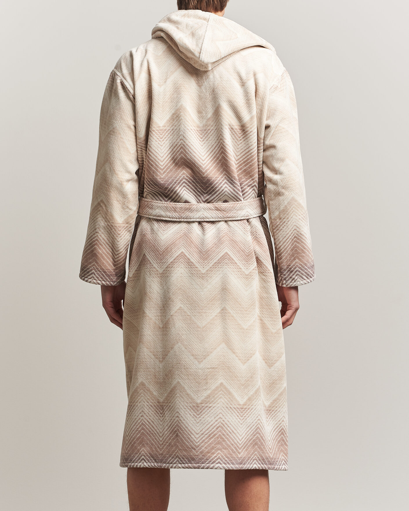 Men | Pyjamas & Robes | Missoni Home | Marea Hooded Bathrobe Beige