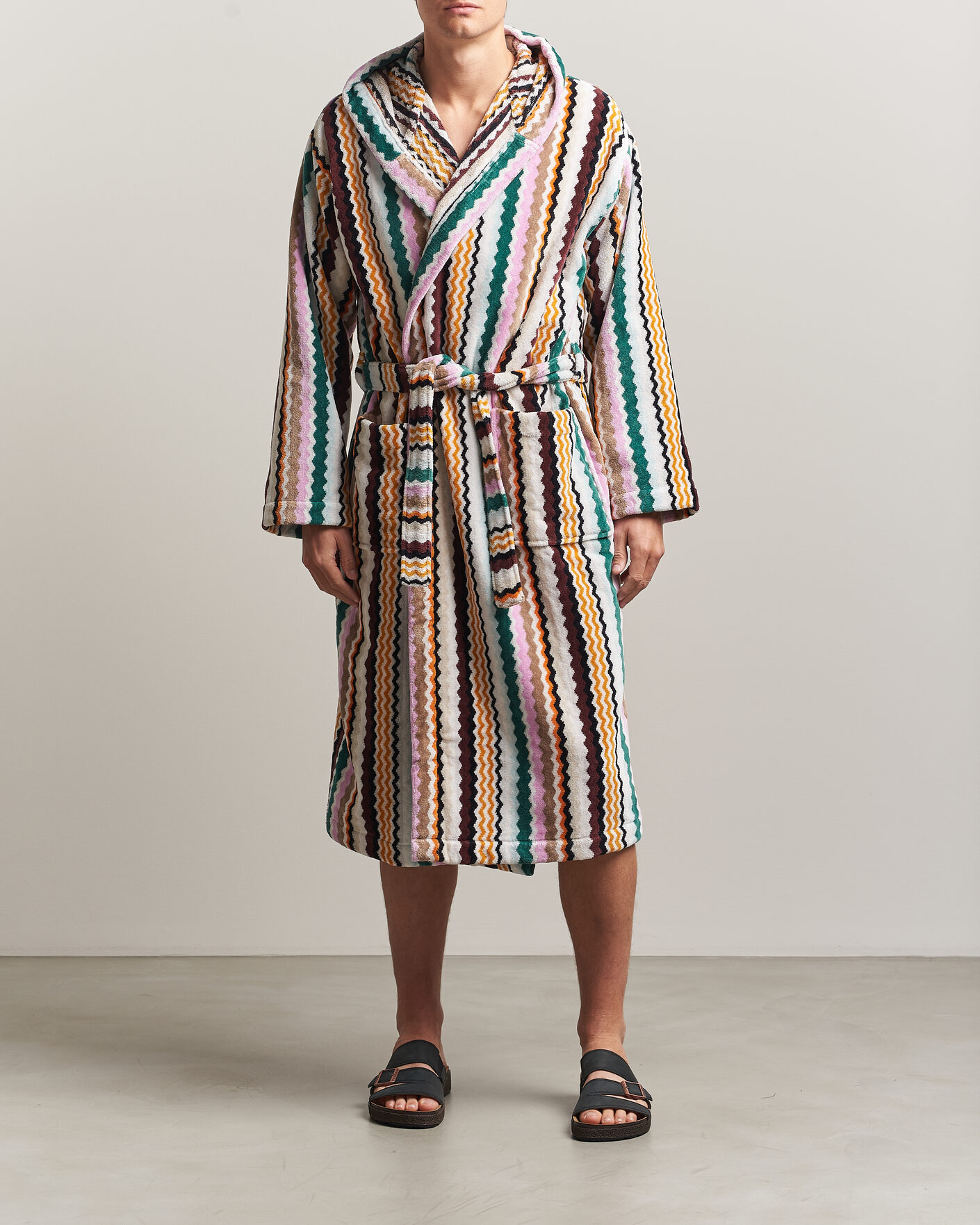 Men | Pyjamas & Robes | Missoni Home | Aura Hooded Bathrobe Multi