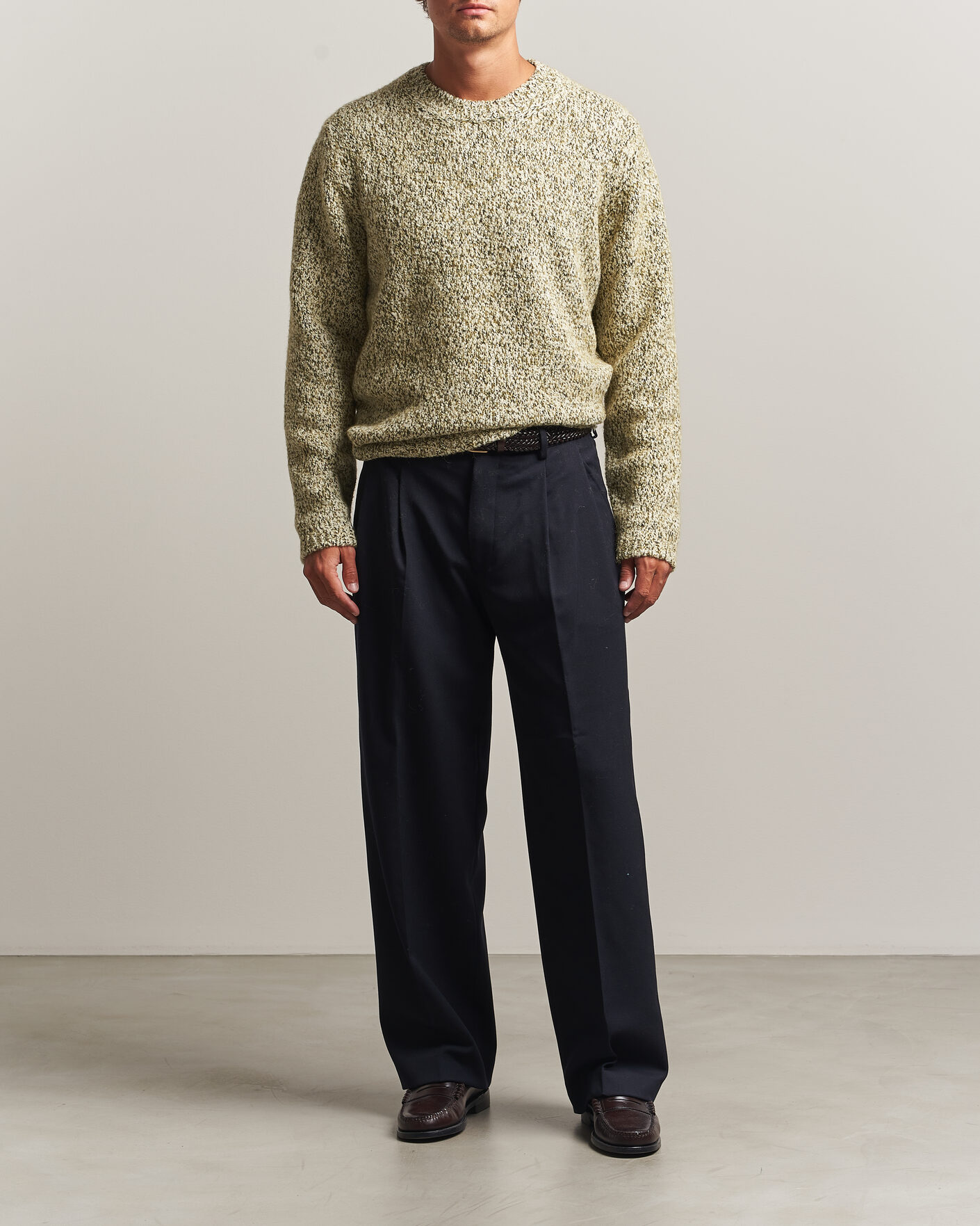 Men | Sweaters & Knitwear | Massimo Alba | Chad Mouline Sweater Olive