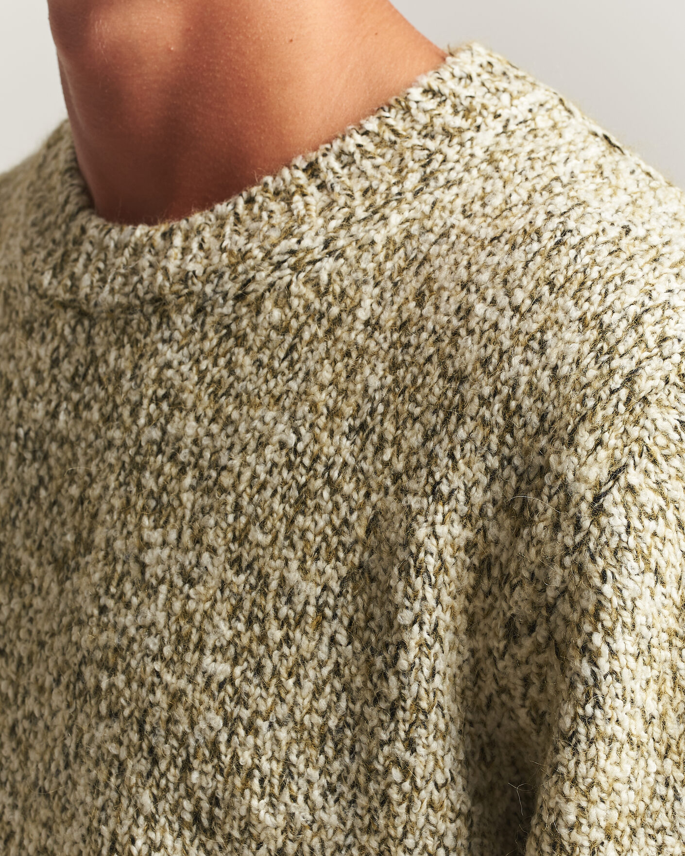 Men | Sweaters & Knitwear | Massimo Alba | Chad Mouline Sweater Olive