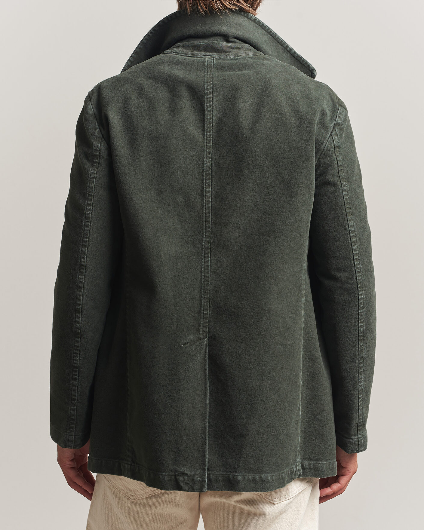 Men | Coats & Jackets | Massimo Alba | Moleskine Peacoat Forest Night