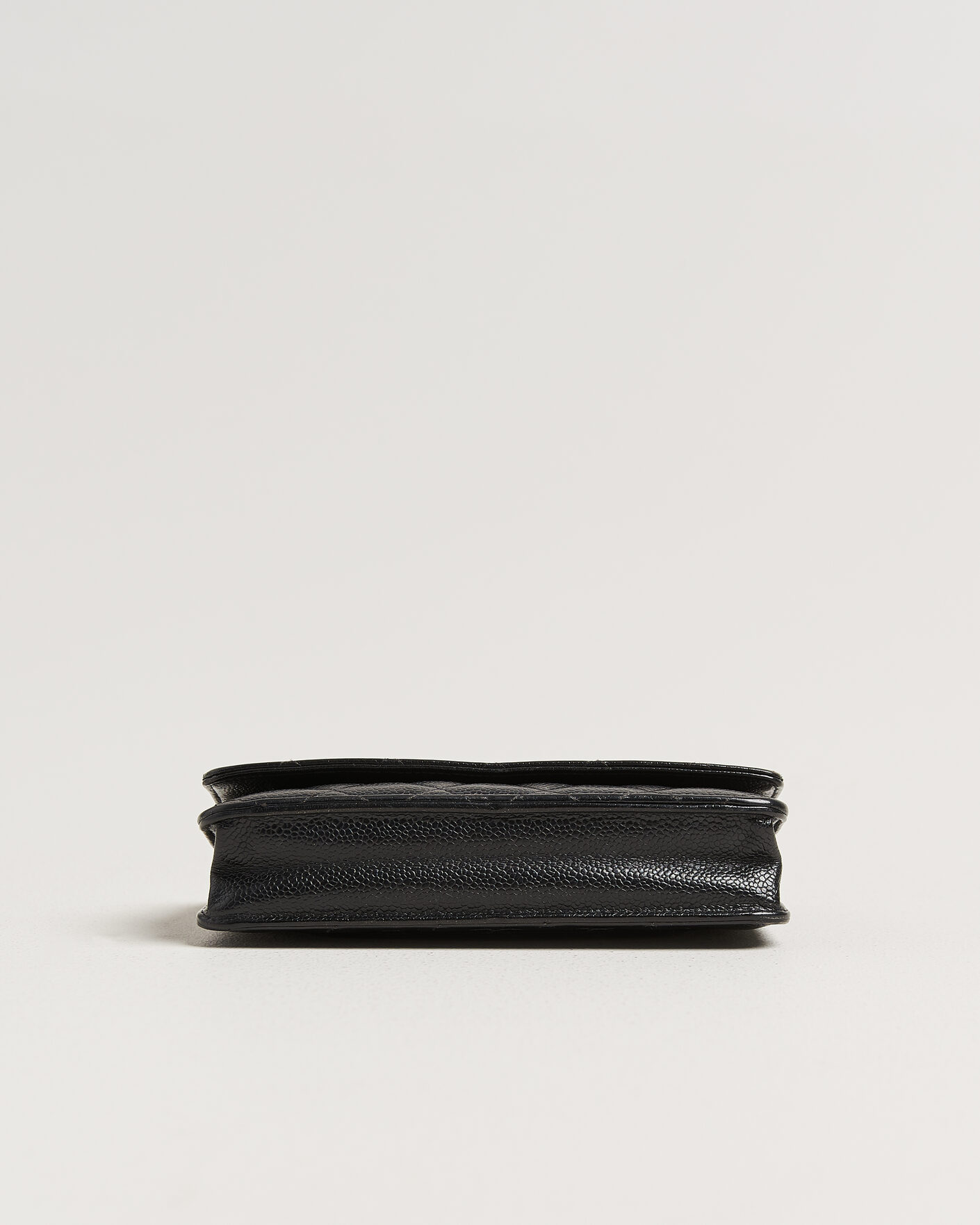 Men | Pre-Owned & Vintage Bags | Chanel Pre-Owned | Wallet On Chain Caviar Leather Black