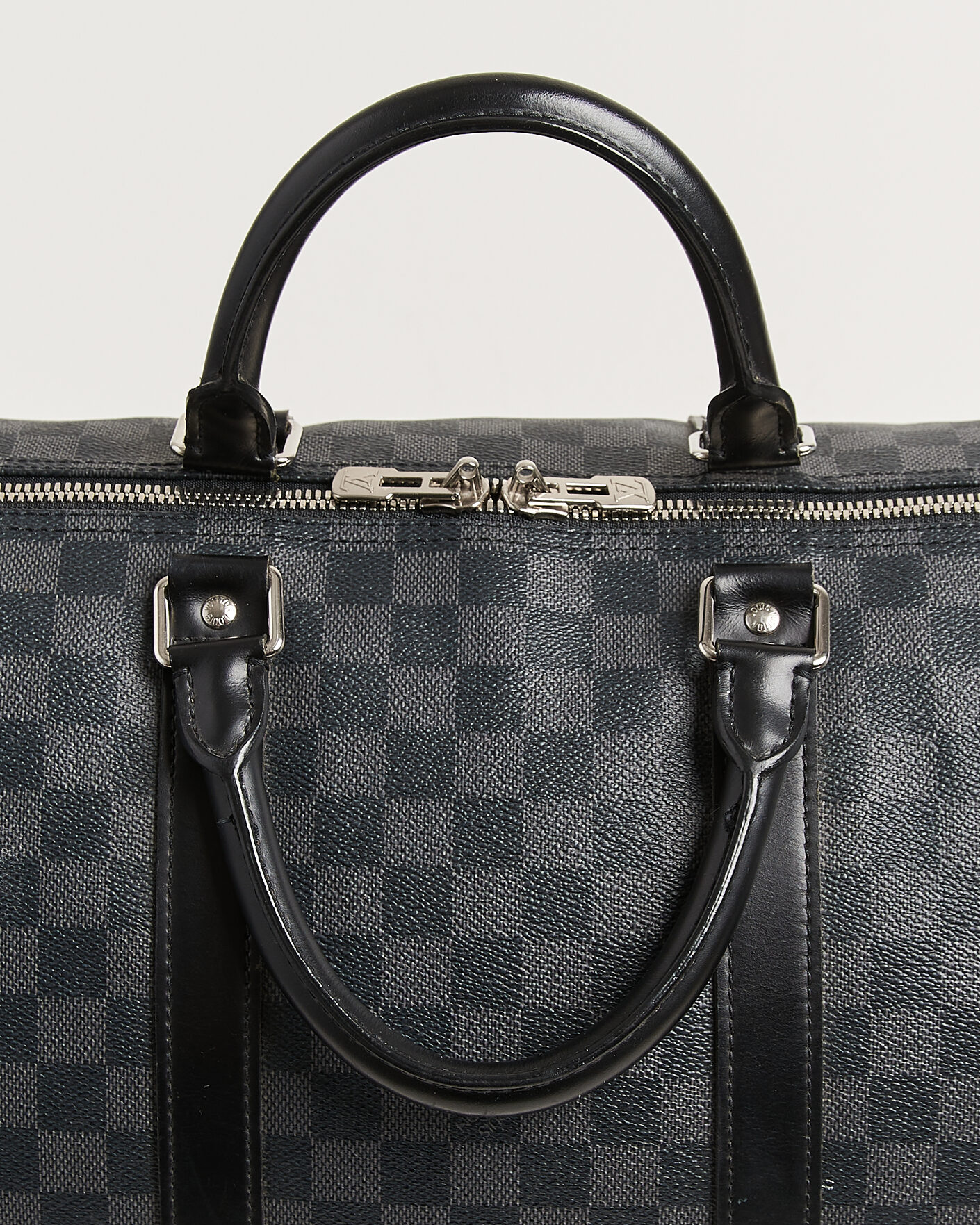 Men | Pre-Owned & Vintage Bags | Louis Vuitton Pre-Owned | Keepall 55 Bandouliére Damier Graphite