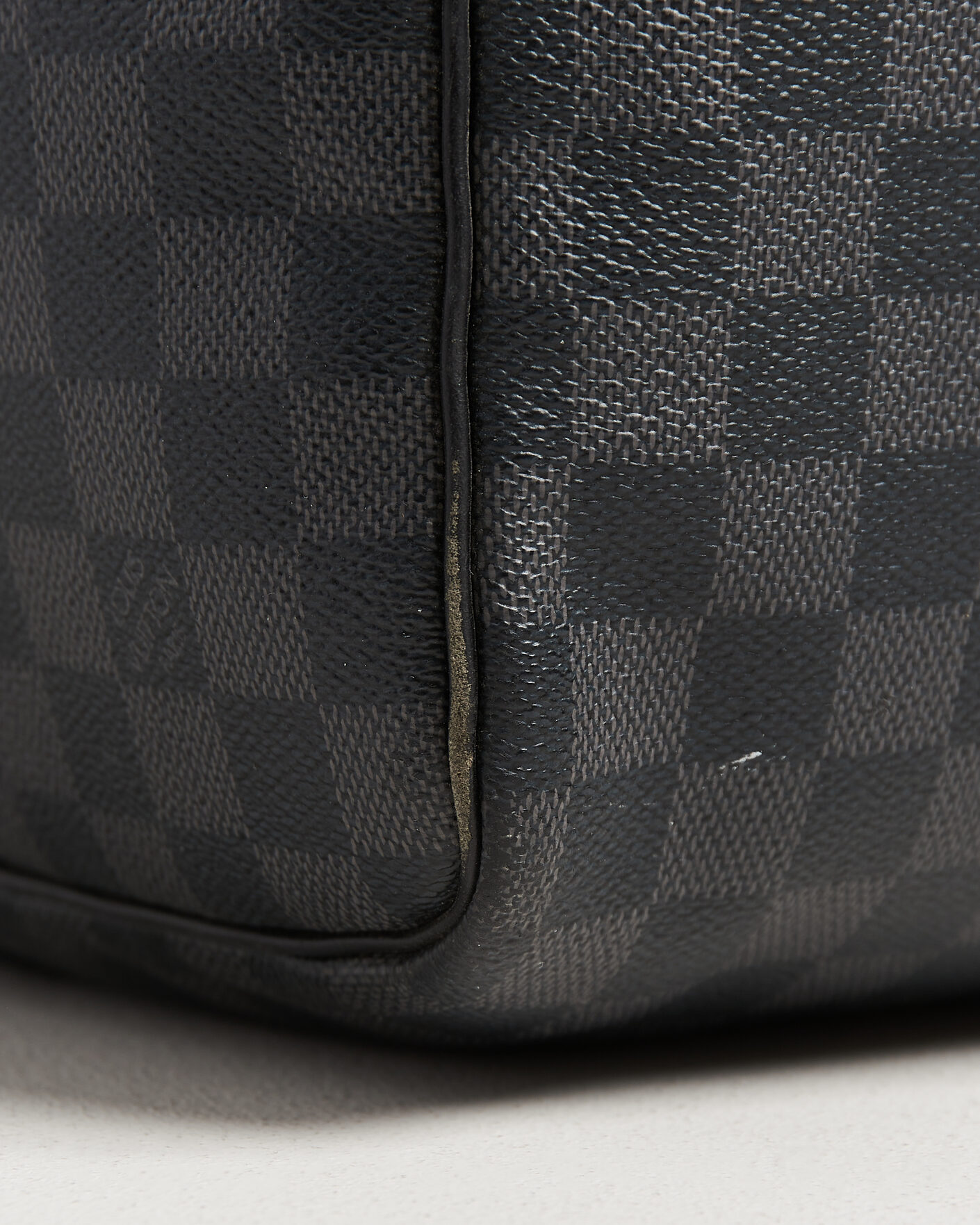 Men | Pre-Owned & Vintage Bags | Louis Vuitton Pre-Owned | Keepall 55 Bandouliére Damier Graphite