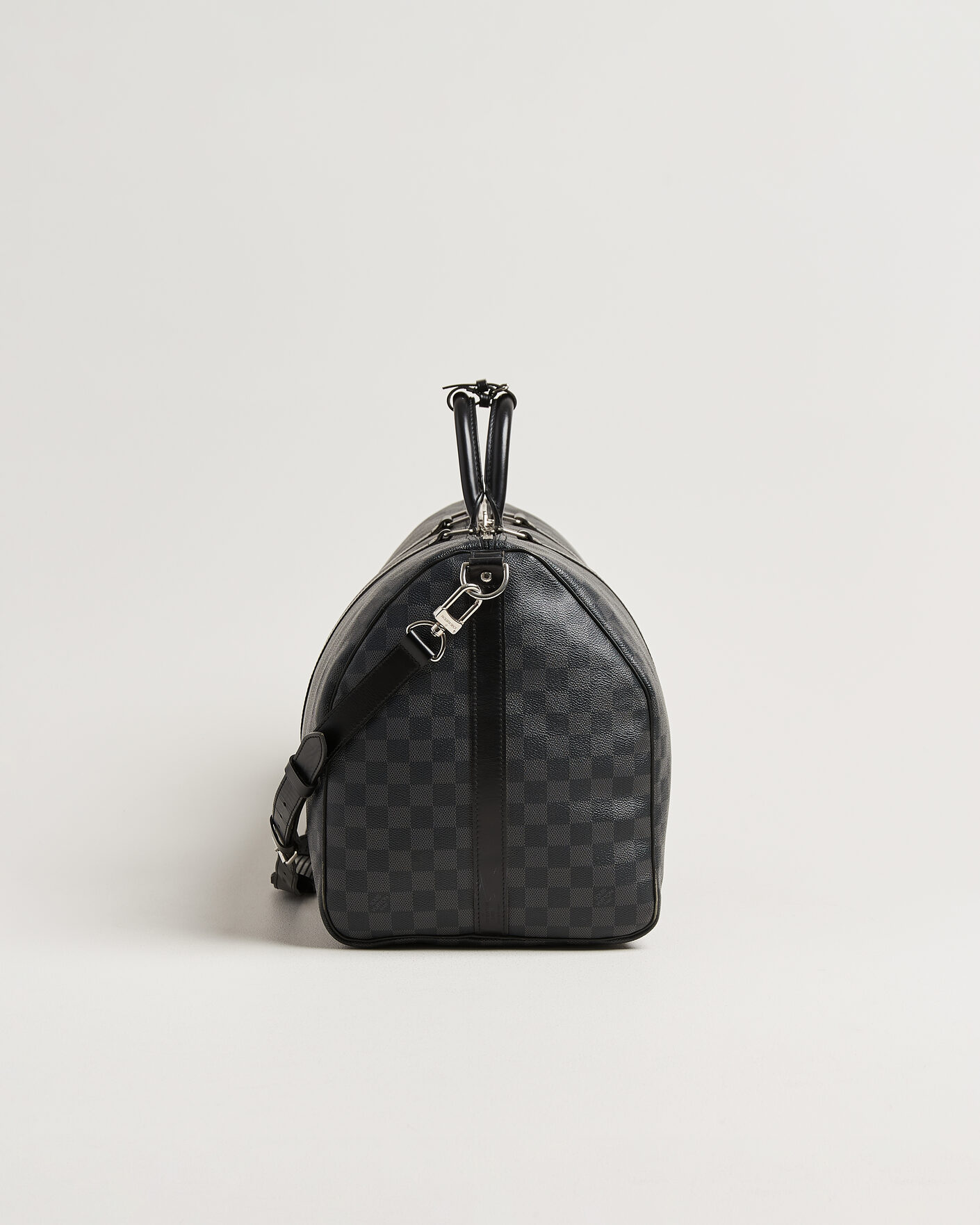 Men | Pre-Owned & Vintage Bags | Louis Vuitton Pre-Owned | Keepall 55 Bandouliére Damier Graphite