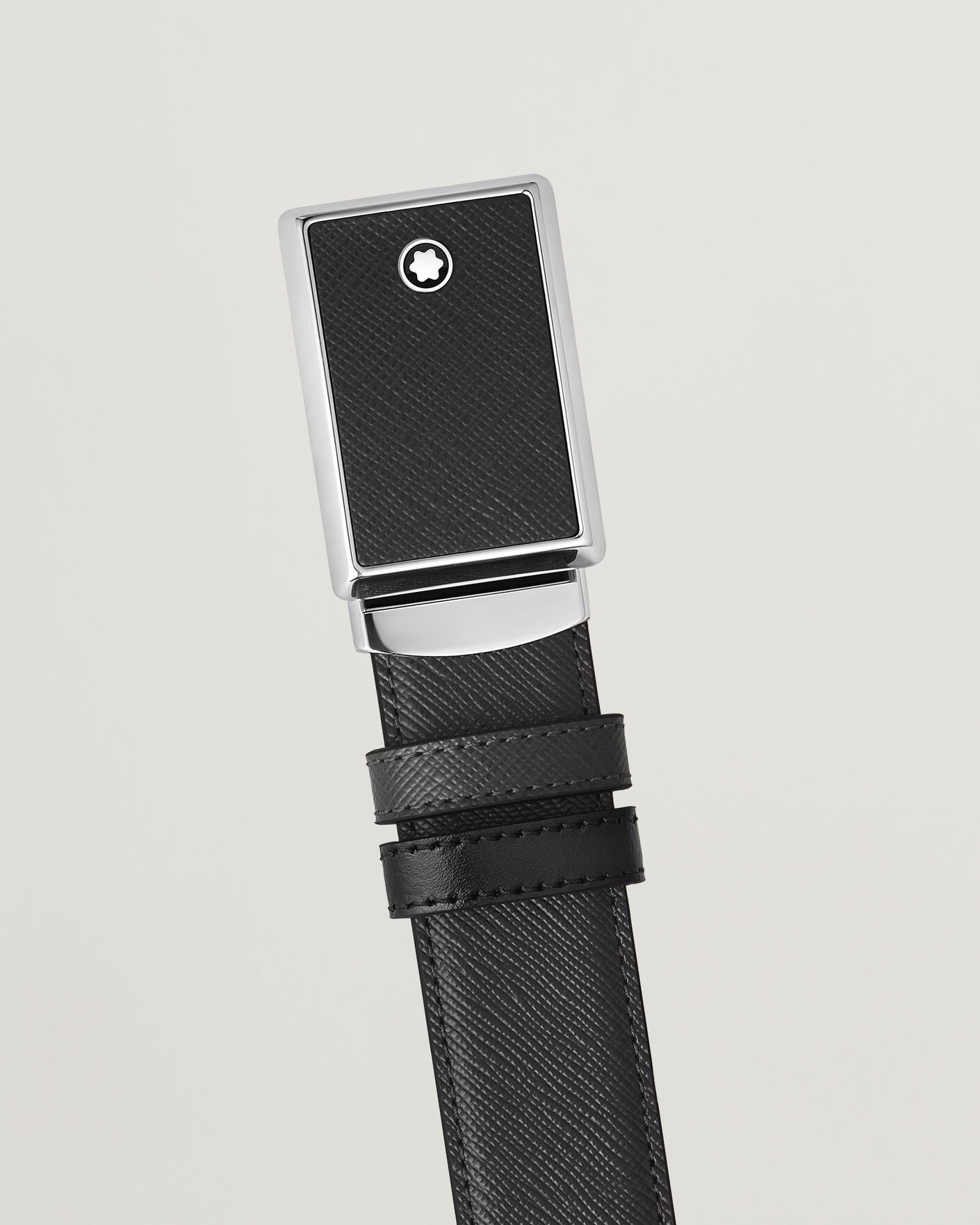 Men | Belts | Montblanc | Buckle 30mm Leather Belt Black
