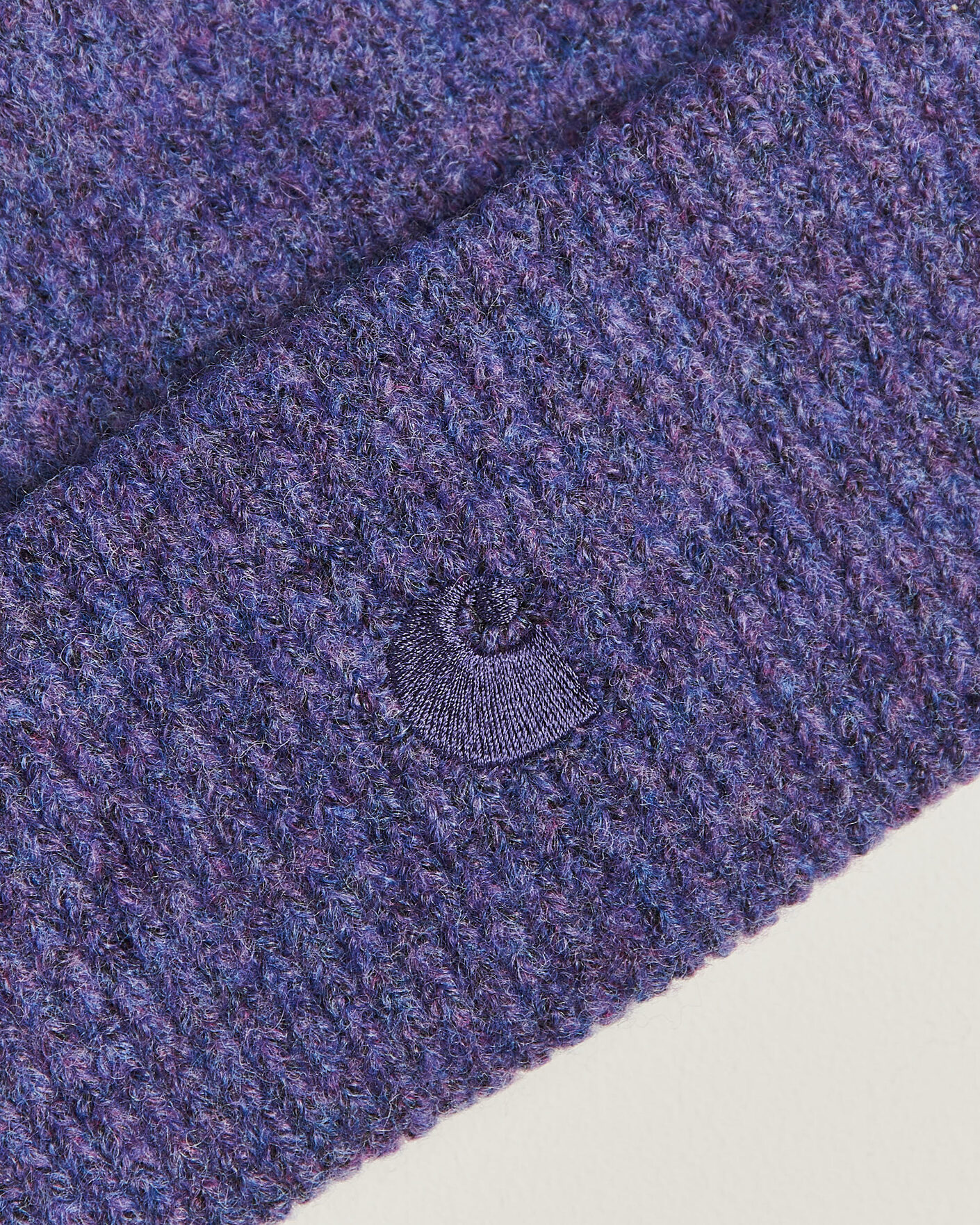 Men | Beanies | Carhartt WIP | Curtis Tonal Logo Beanie Shady Purple