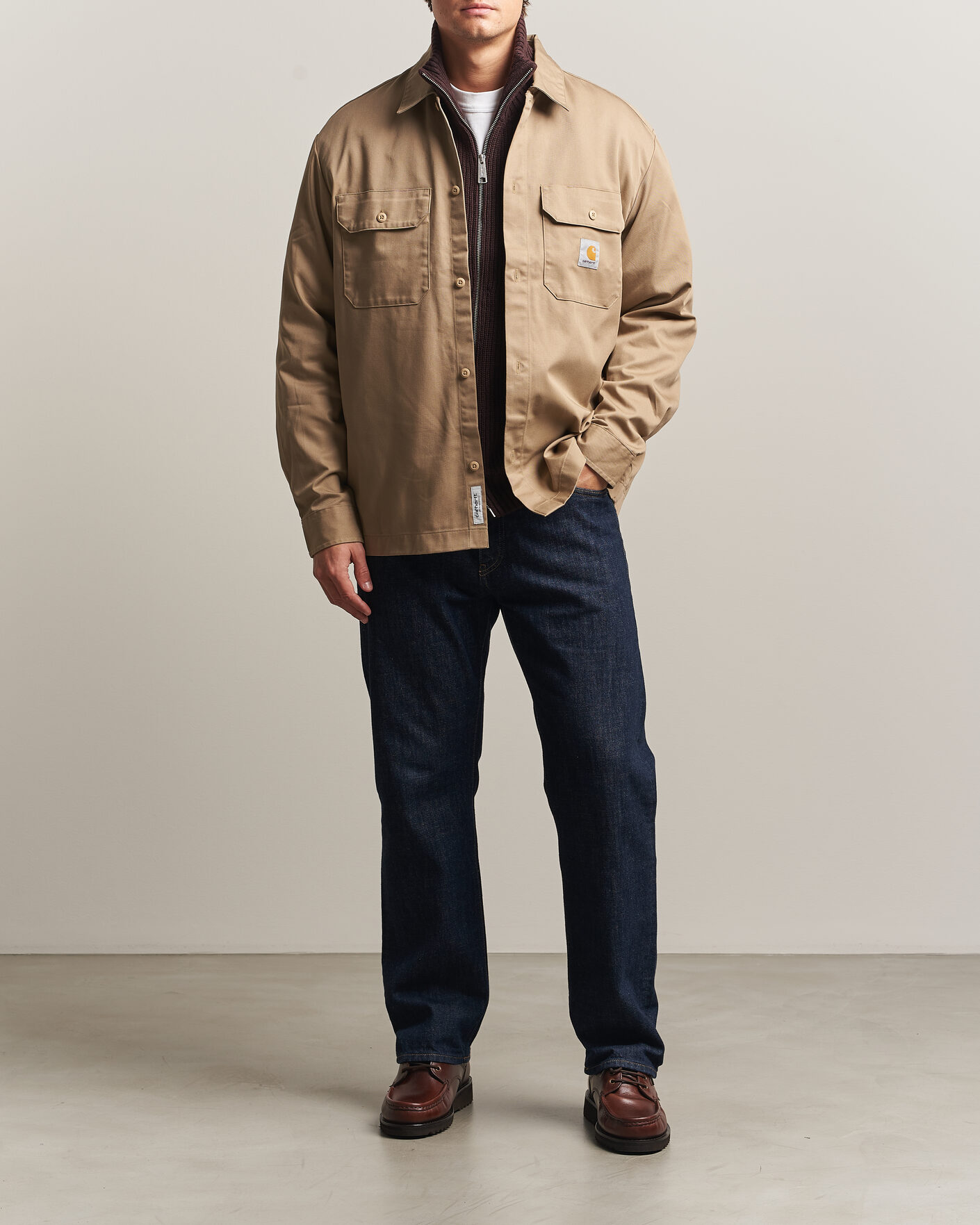 Men | Shirts | Carhartt WIP | Craft Twill Shirt Leather